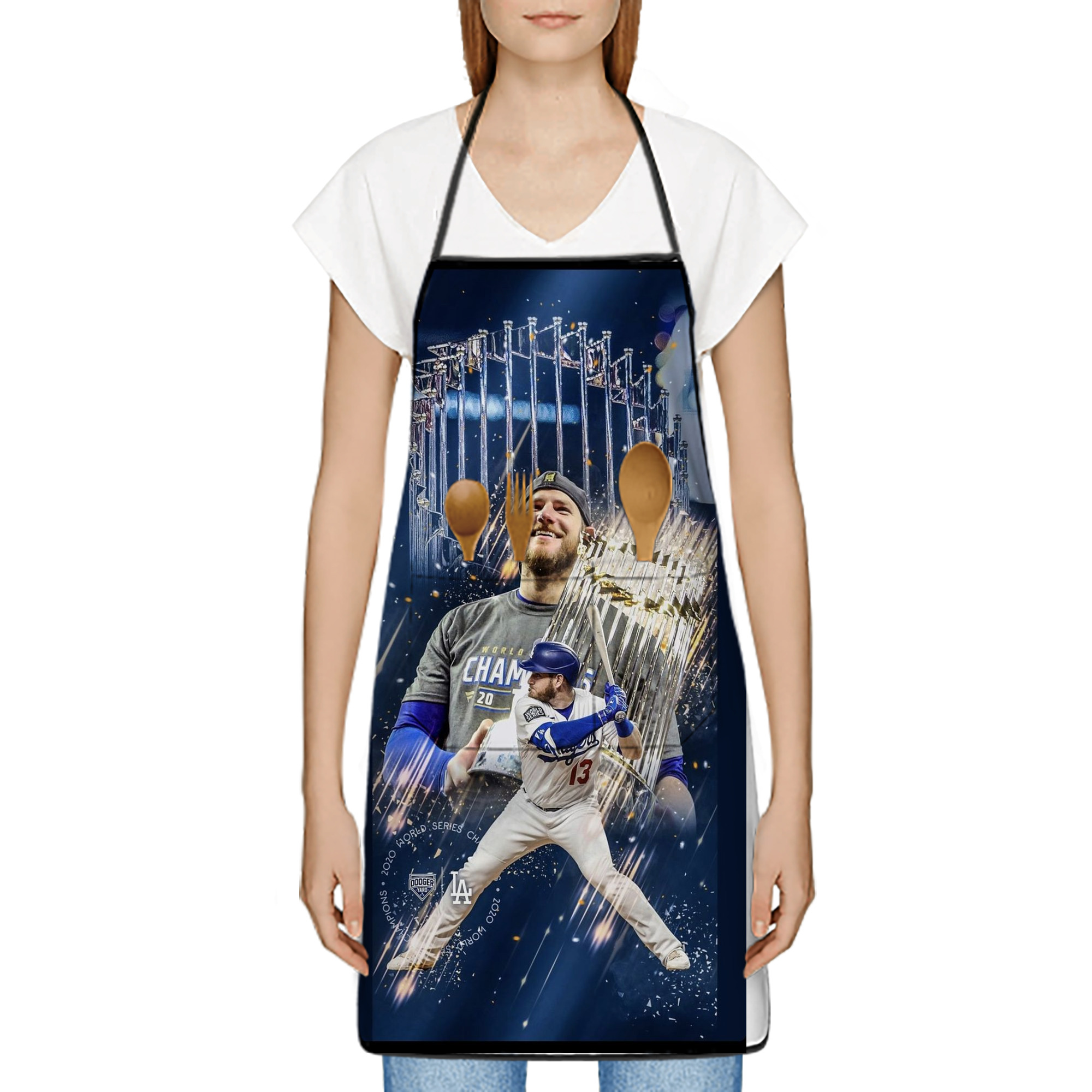  Stain-Resistant Polyester Apron With Pocket – Full Print, Waterproof, Anti-Wrinkle, Anti-Pilling – Ideal For Kitchen, BBQ, Restaurant, Salon & More