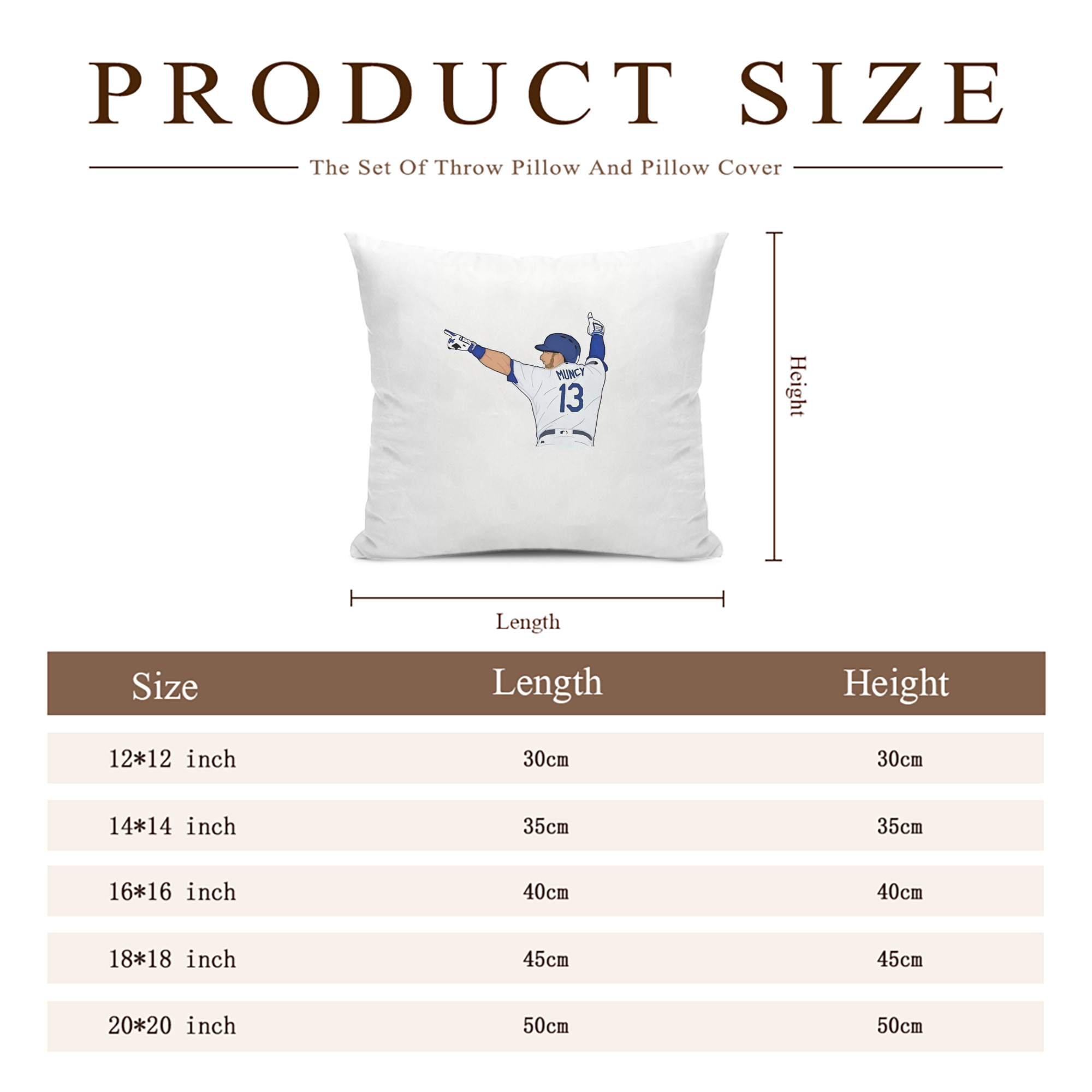  Soft Polyester Pillow Cover With Insert – Double-Sided Design, Invisible Zipper, Durable & Breathable – Easy Care Cushion Set