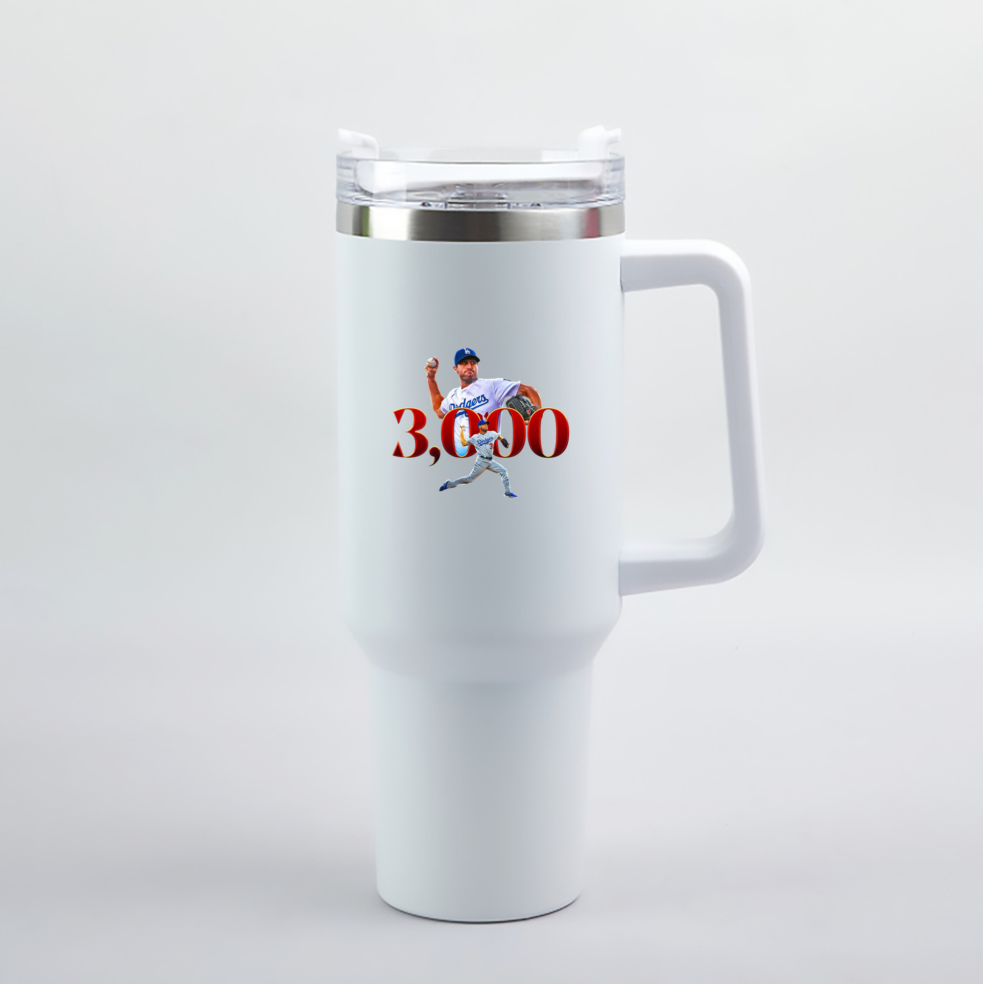  40oz Handle Car Tumbler – Durable Stainless Steel Travel Mug With UV Print – Double Wall Insulated, Fits Most Car Cup Holders