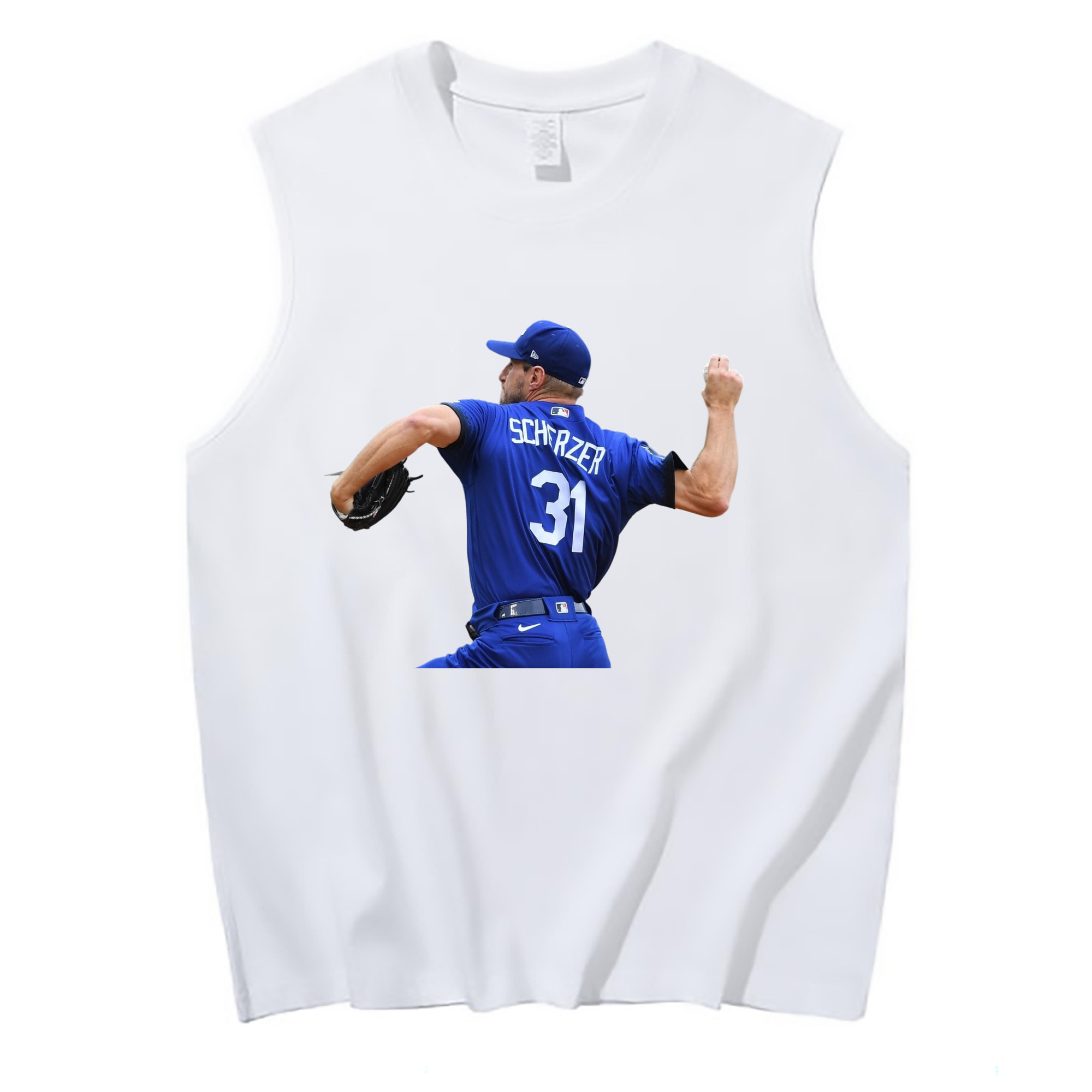  210g Combed Cotton Tank Top With Front Heat Transfer Print – Soft, Lightweight, Fitted Design – Stylish & Comfortable Casual Wear For Sports & Everyday Use