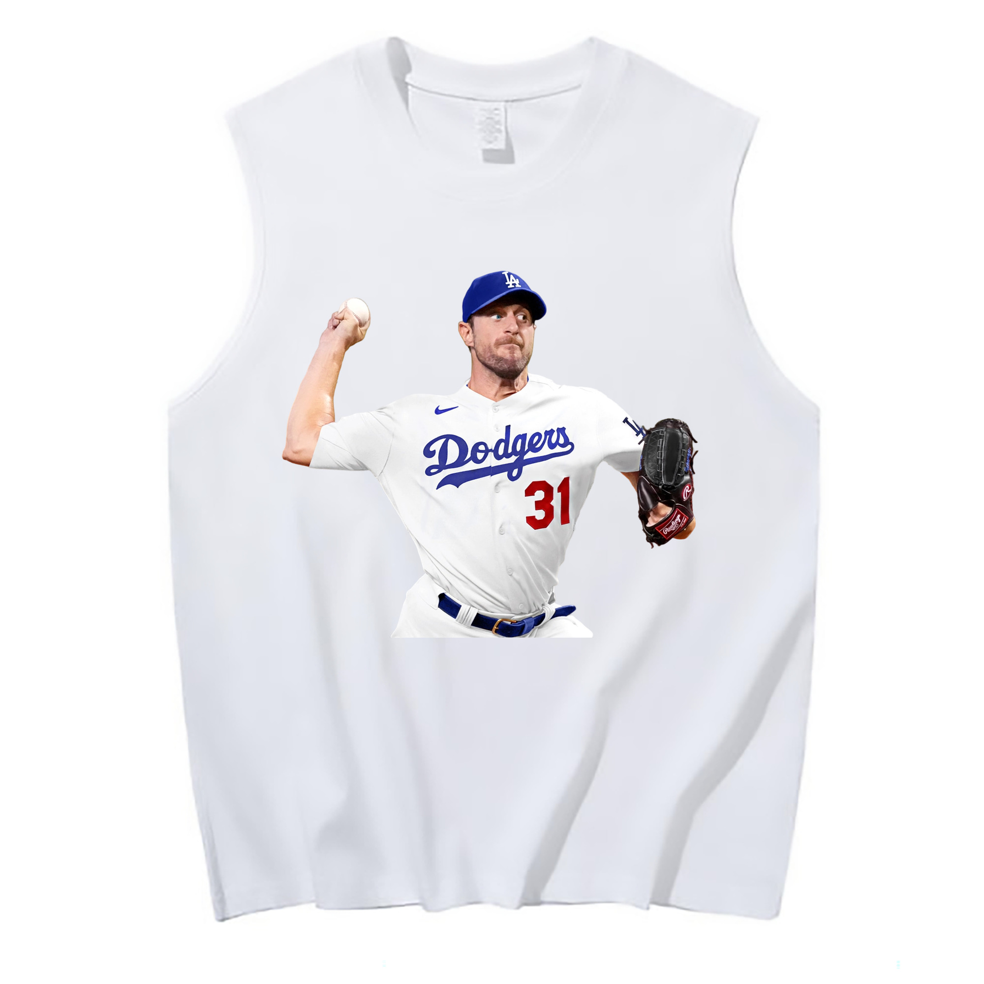  210g Combed Cotton Tank Top With Front Heat Transfer Print – Soft, Lightweight, Fitted Design – Stylish & Comfortable Casual Wear For Sports & Everyday Use