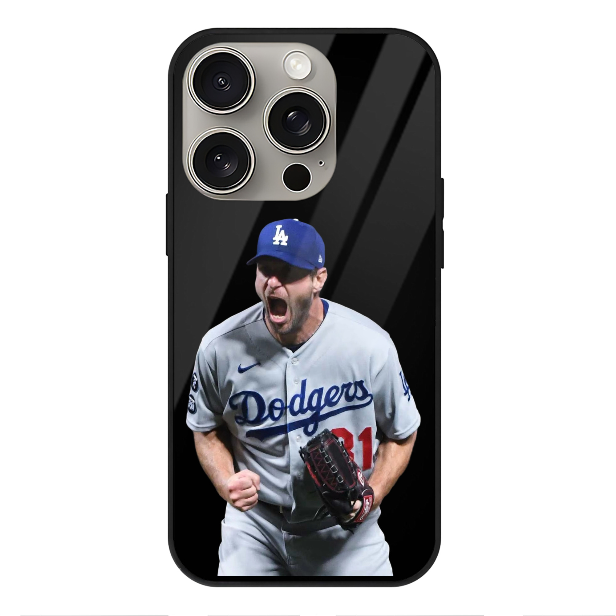  IPhone 15 Pro Mirror Phone Case – UV Printed Glass + TPU – Scratch-Resistant, Wireless Charging Compatible, Precise Fit & Stylish Design