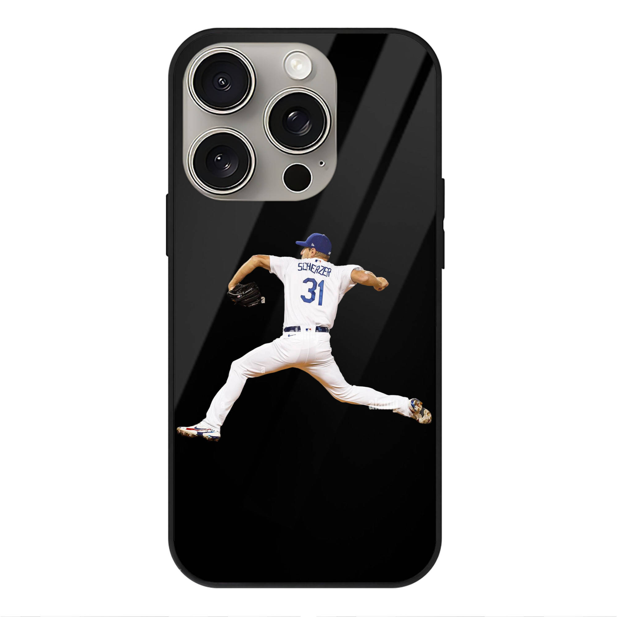  IPhone 15 Pro Mirror Phone Case – UV Printed Glass + TPU – Scratch-Resistant, Wireless Charging Compatible, Precise Fit & Stylish Design