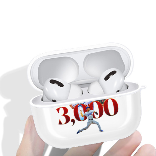  AirPods Pro Hard Case White With Keychain, Durable Flexible PC, Precise Cutouts, Anti-Fingerprint, Yellowing & Scratch Resistant, Full Protection, Washable