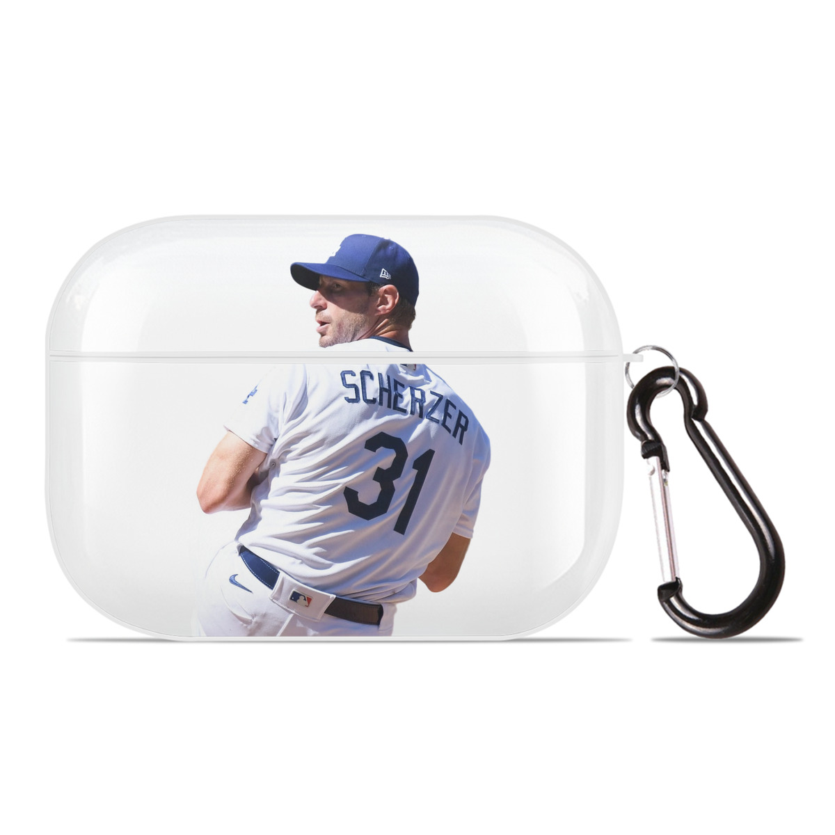  AirPods Pro Hard Case White With Keychain, Durable Flexible PC, Precise Cutouts, Anti-Fingerprint, Yellowing & Scratch Resistant, Full Protection, Washable