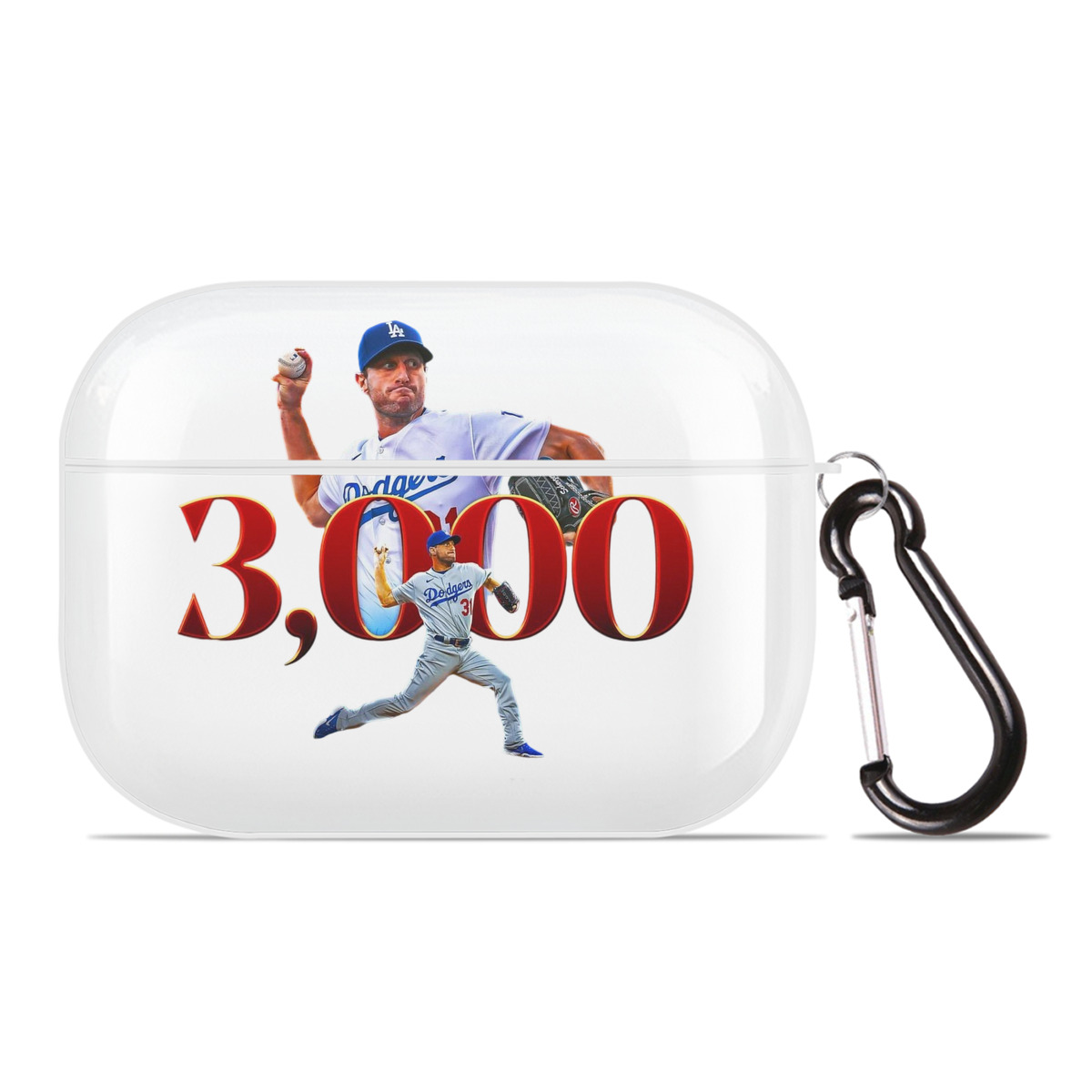  AirPods Pro Hard Case White With Keychain, Durable Flexible PC, Precise Cutouts, Anti-Fingerprint, Yellowing & Scratch Resistant, Full Protection, Washable