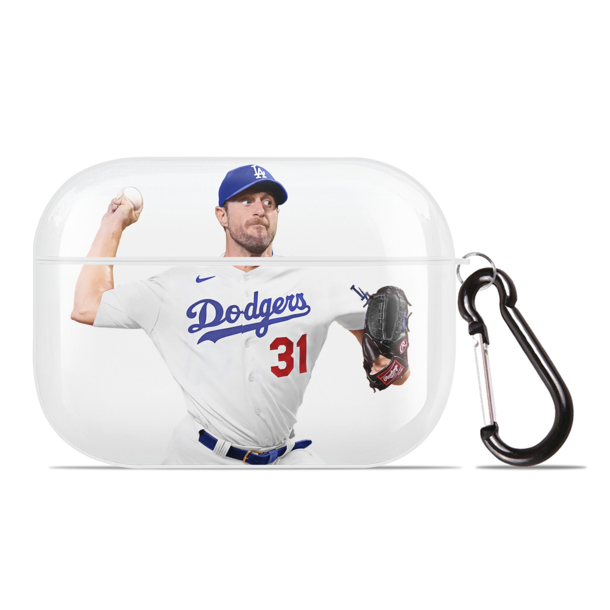  AirPods Pro Hard Case White With Keychain, Durable Flexible PC, Precise Cutouts, Anti-Fingerprint, Yellowing & Scratch Resistant, Full Protection, Washable