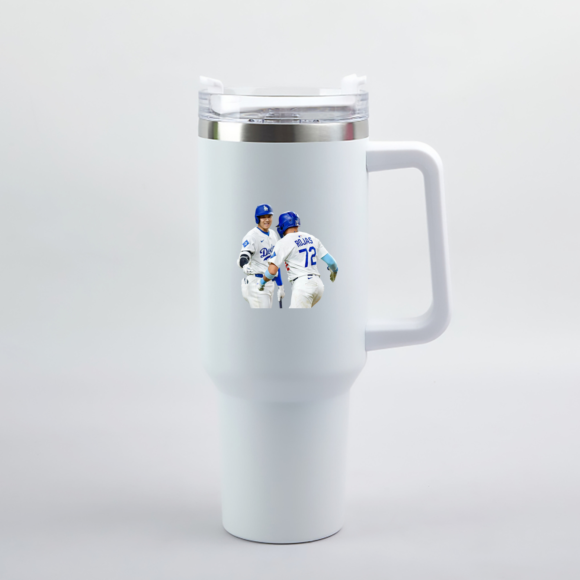  40oz Handle Car Tumbler – Durable Stainless Steel Travel Mug With UV Print – Double Wall Insulated, Fits Most Car Cup Holders