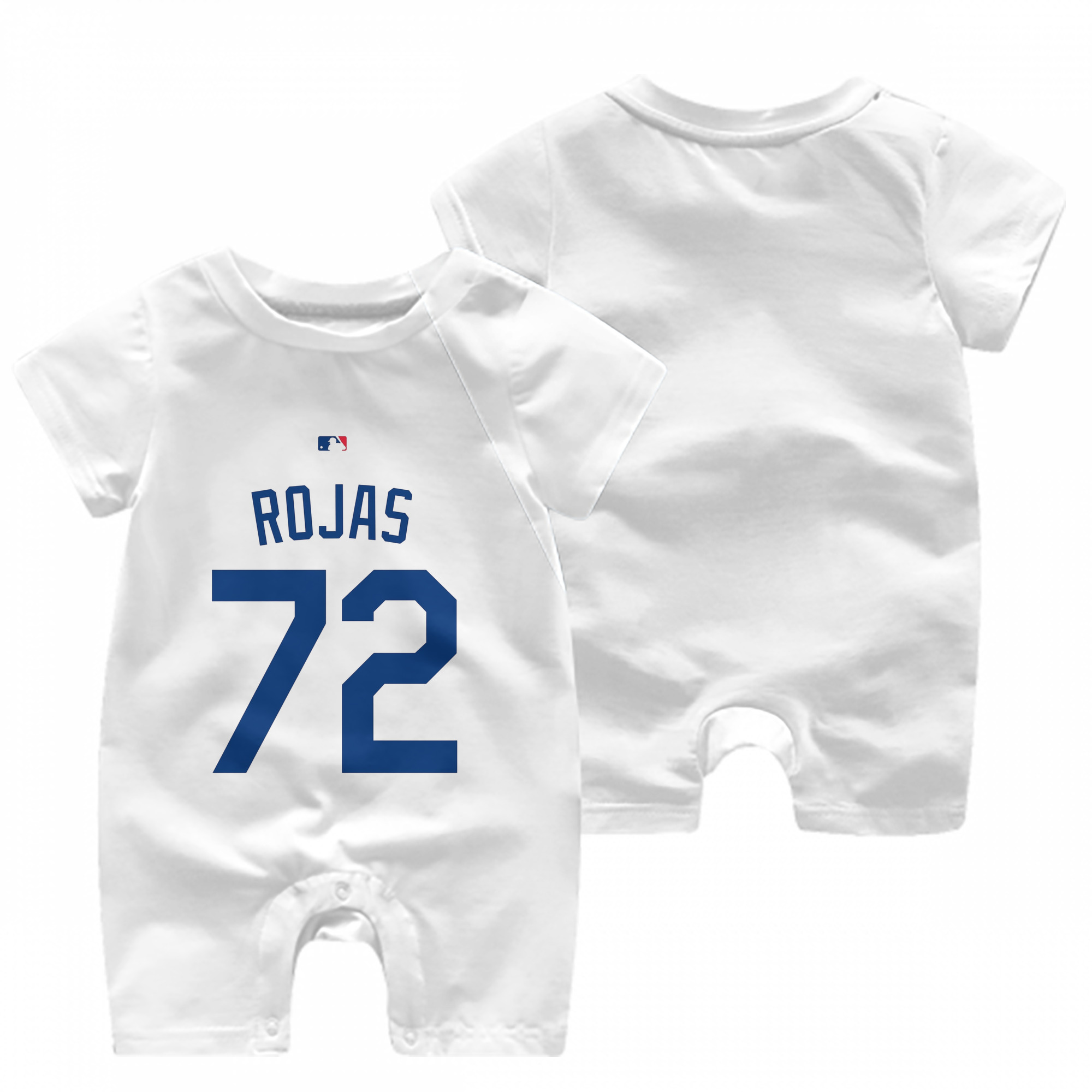  Baby Short Sleeve Onesie – 100% Cotton Soft & Breathable Digital Print Romper – Double-Sided Print, Snap Closure For Easy Diaper Changes – Comfortable For Boys & Girls