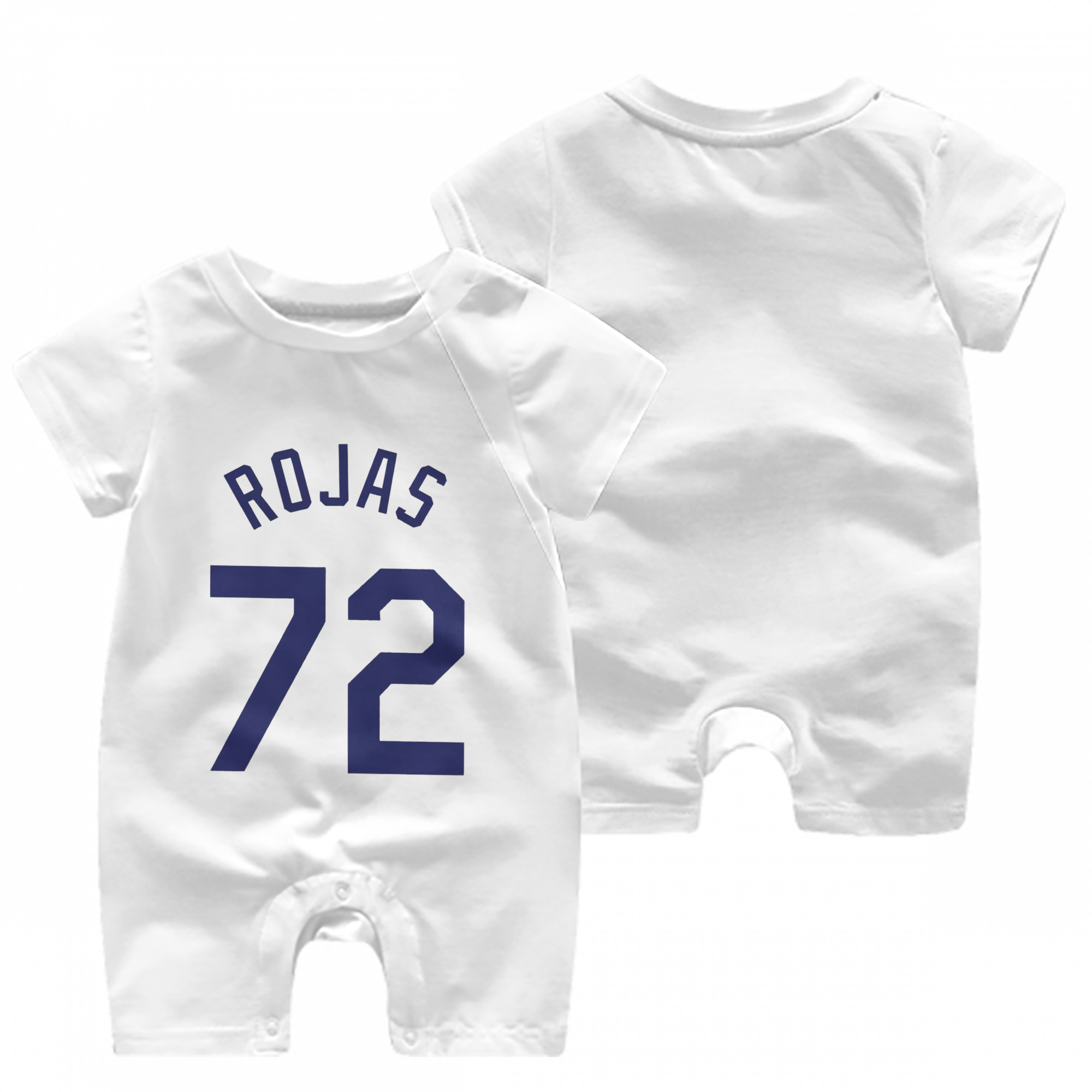  Baby Short Sleeve Onesie – 100% Cotton Soft & Breathable Digital Print Romper – Double-Sided Print, Snap Closure For Easy Diaper Changes – Comfortable For Boys & Girls