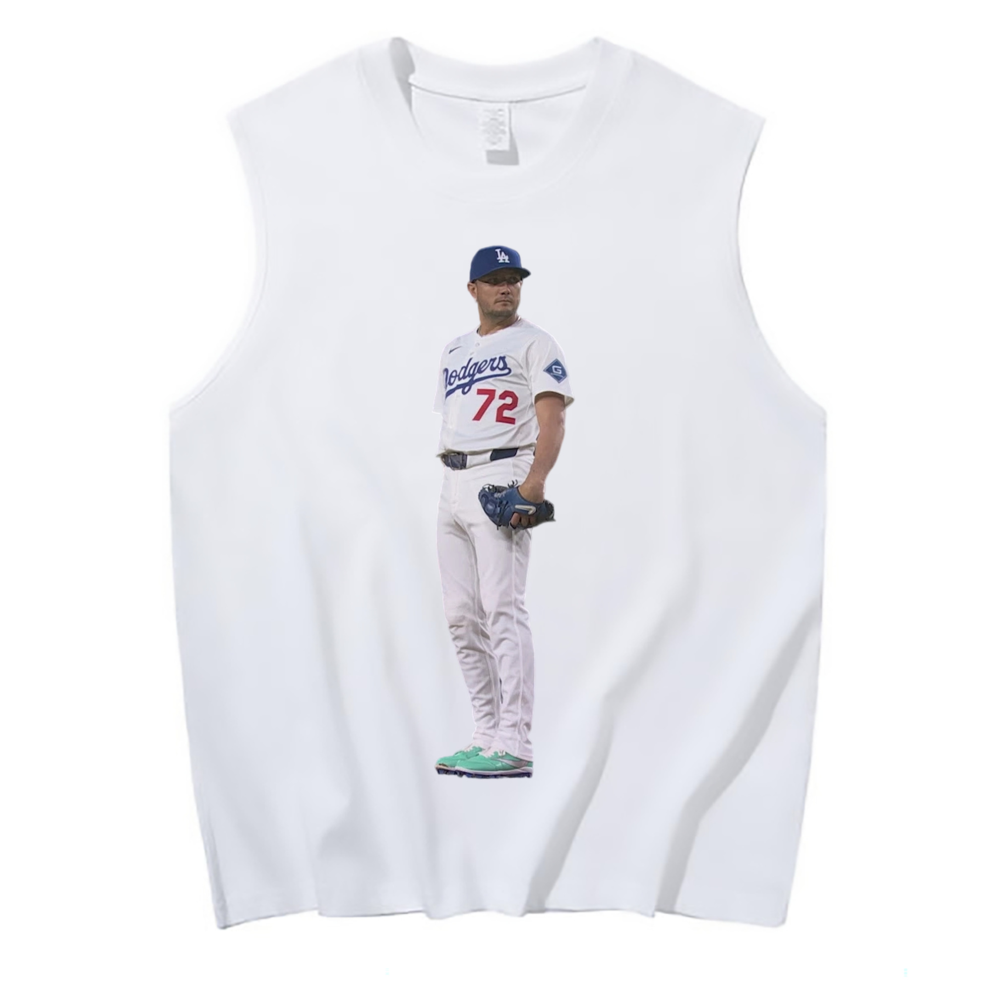  210g Combed Cotton Tank Top With Front Heat Transfer Print – Soft, Lightweight, Fitted Design – Stylish & Comfortable Casual Wear For Sports & Everyday Use