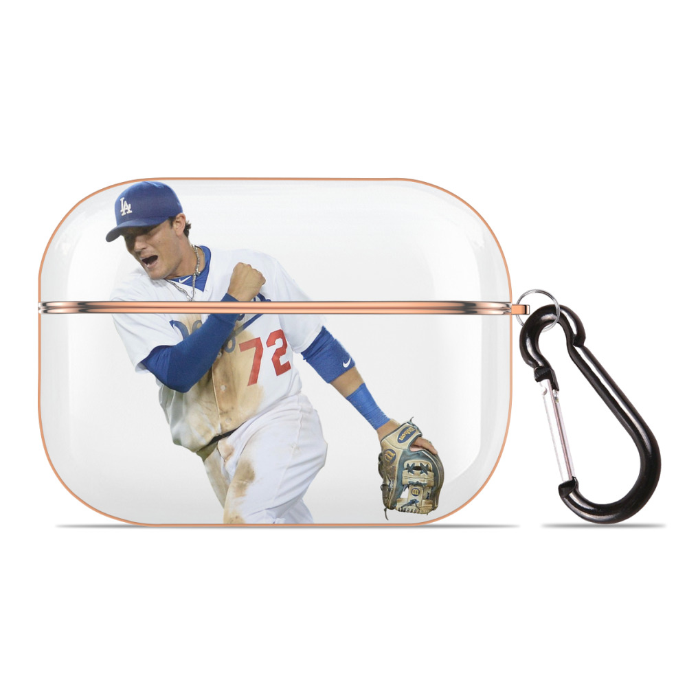  AirPods Pro Protective Case Rose Gold, Flexible PC Material, Precise Fit, Anti-Slip Cover, Full Protection, Fingerprint Resistant, Washable With Keychain