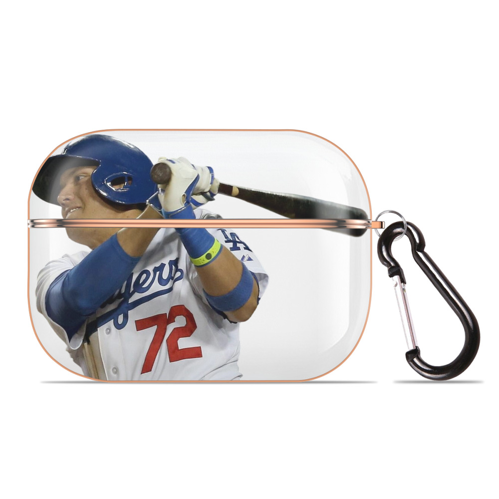  AirPods Pro Protective Case Rose Gold, Flexible PC Material, Precise Fit, Anti-Slip Cover, Full Protection, Fingerprint Resistant, Washable With Keychain