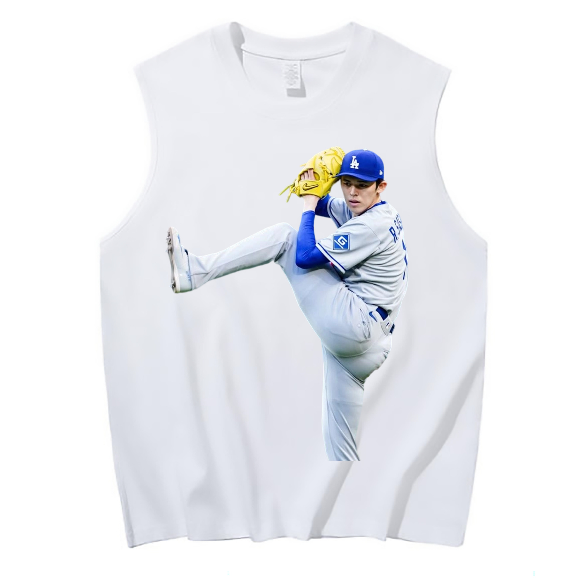  210g Combed Cotton Tank Top With Front Heat Transfer Print – Soft, Lightweight, Fitted Design – Stylish & Comfortable Casual Wear For Sports & Everyday Use