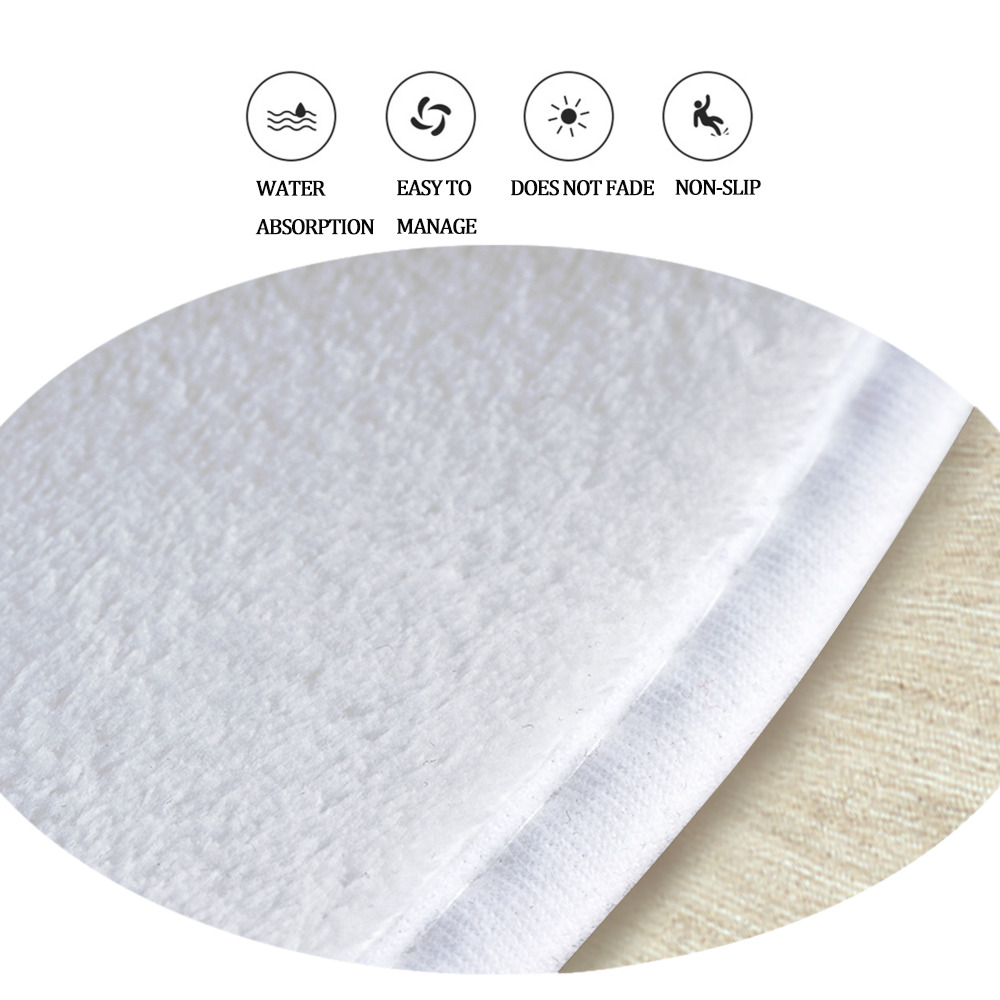 Clayton Kershaw 7 Round Floor Mat – Soft Flannel & High-Density Sponge Core – Non-Slip Dot Backing – Durable Stitched Edges – Quick-Dry & Breathable – Perfect For Home, Bathroom & Living Room