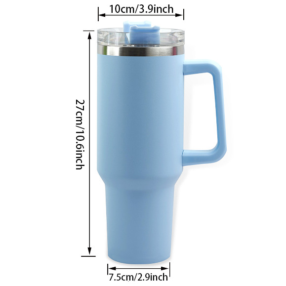 Clayton Kershaw  1 40oz Handle Car Tumbler – Durable Stainless Steel Travel Mug With UV Print – Double Wall Insulated, Fits Most Car Cup Holders
