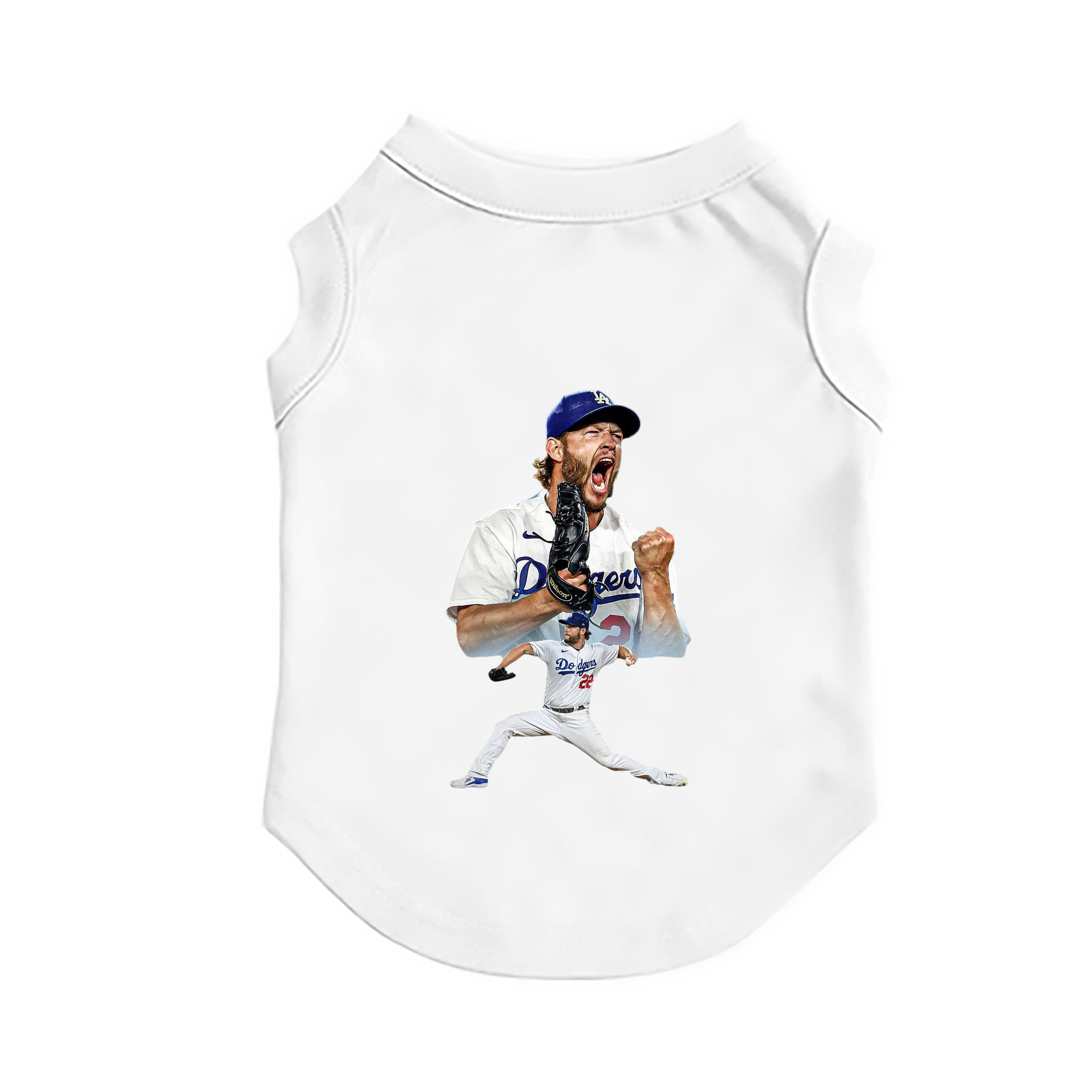 Clayton Kershaw 2 Pet Vest – Durable Polyester With Heat Transfer Print – Comfortable And Stylish