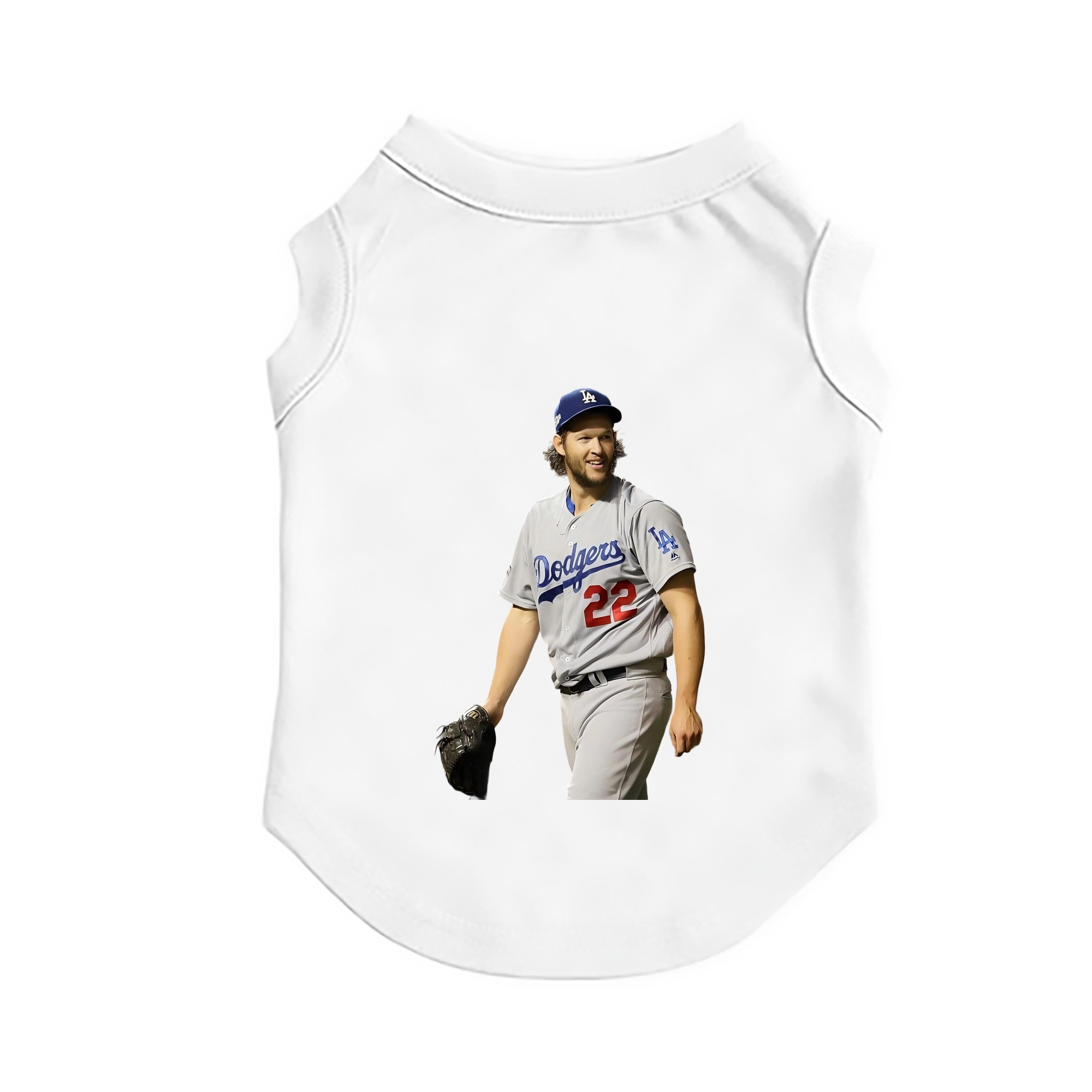 Clayton Kershaw 5 Pet Vest – Durable Polyester With Heat Transfer Print – Comfortable And Stylish