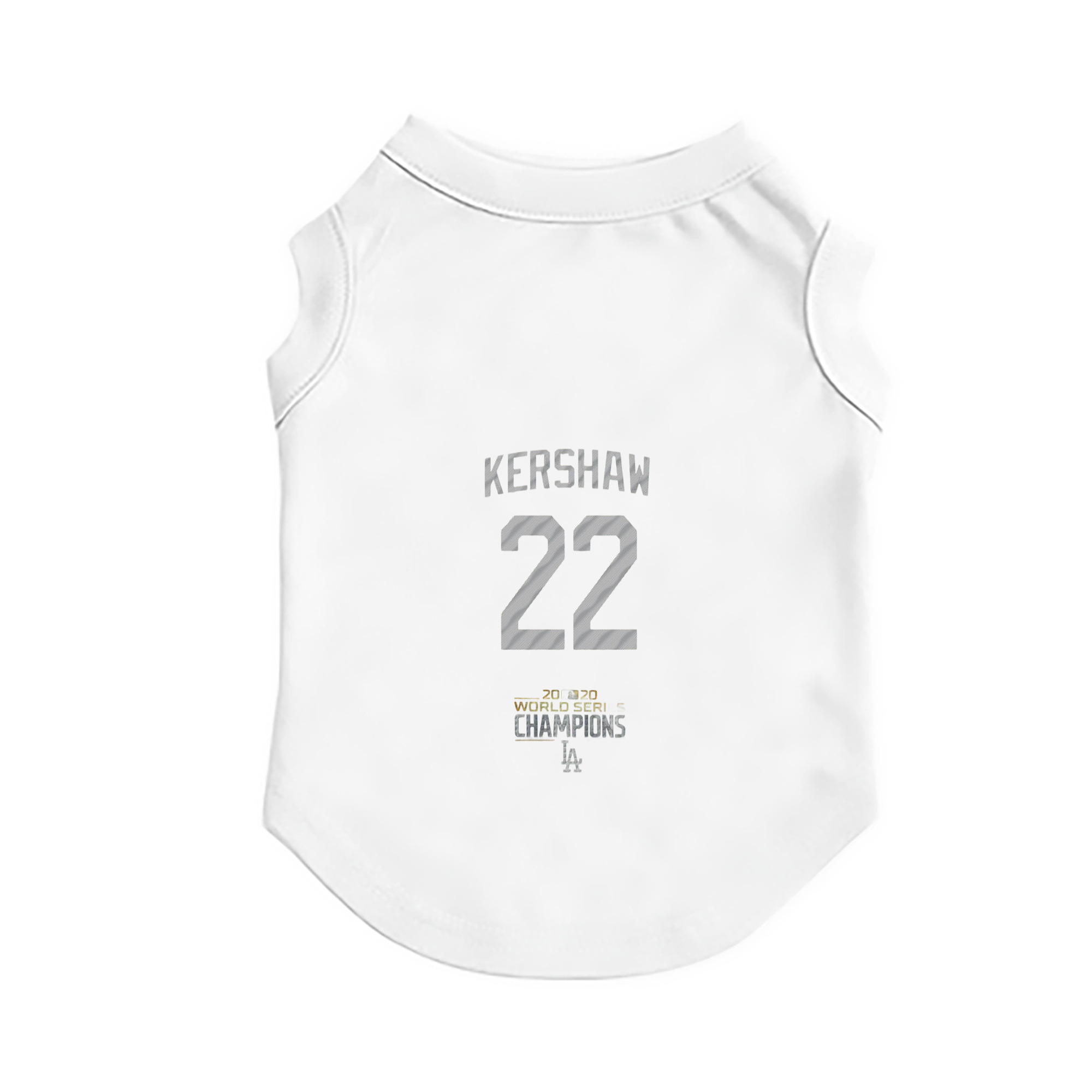 Clayton Kershaw 8 Pet Vest – Durable Polyester With Heat Transfer Print – Comfortable And Stylish