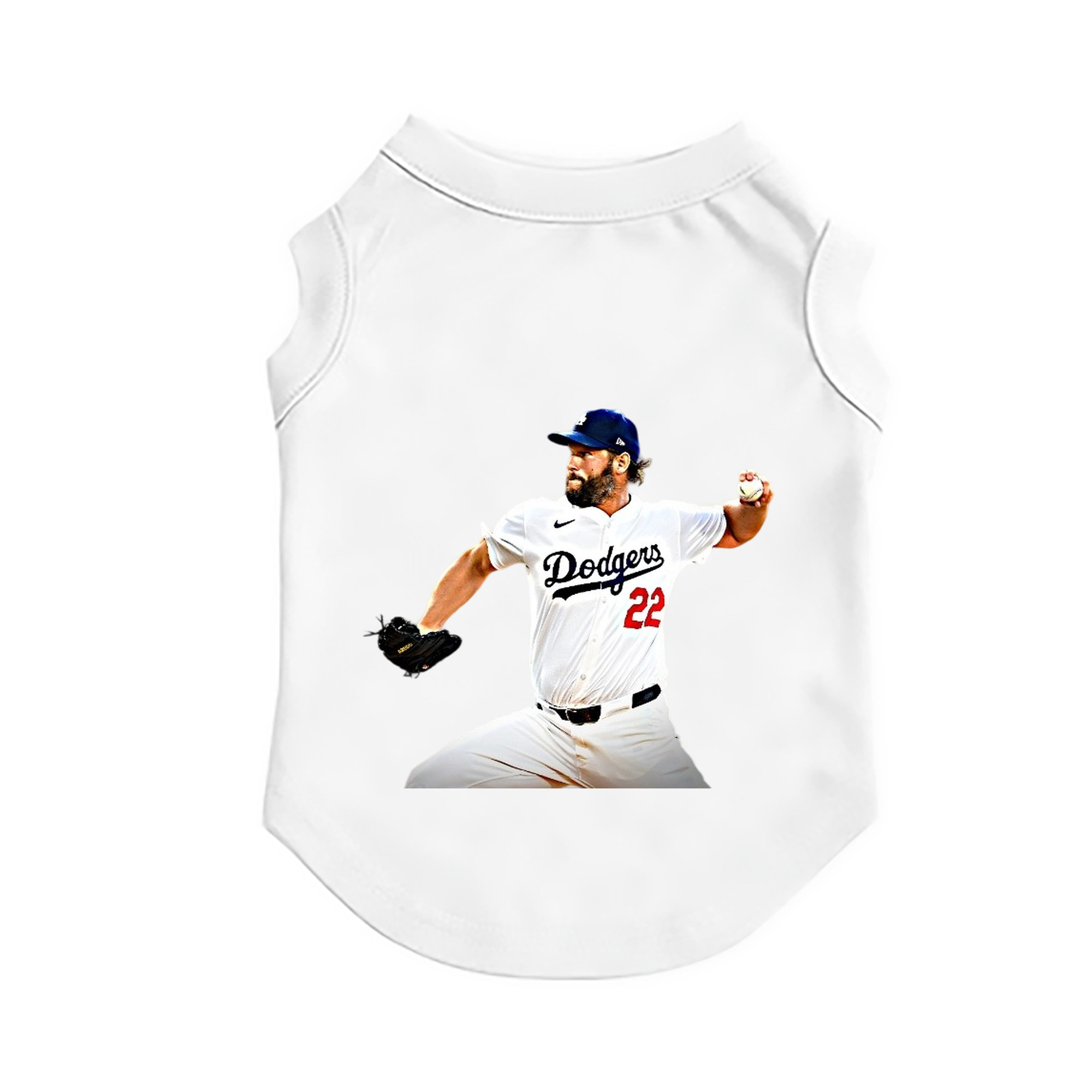 Clayton Kershaw  9 Pet Vest – Durable Polyester With Heat Transfer Print – Comfortable And Stylish