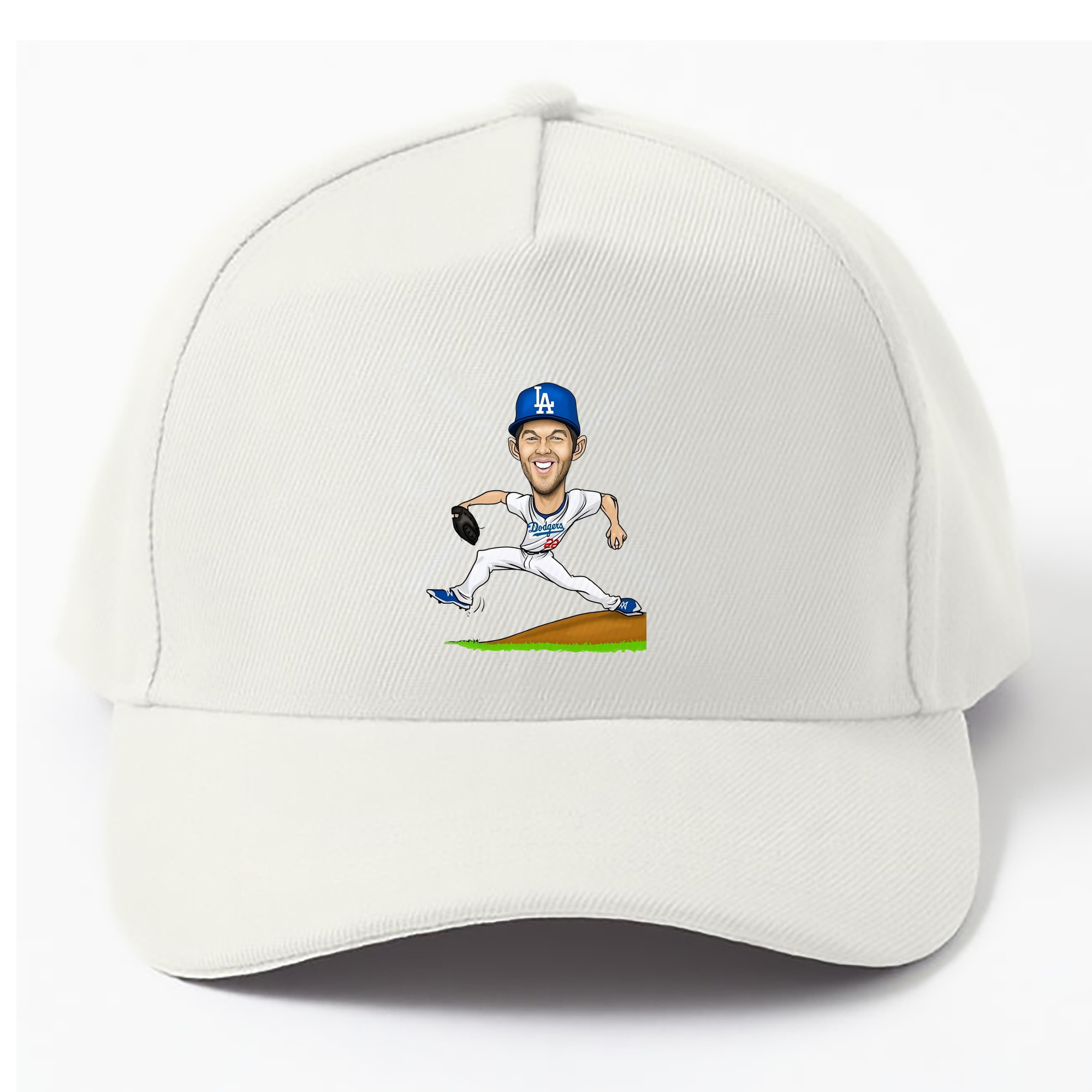 Clayton Kershaw  1 100% Cotton Baseball Cap – Heat Transfer Print – Comfortable, Durable, Perfect For Sports & Everyday Wear
