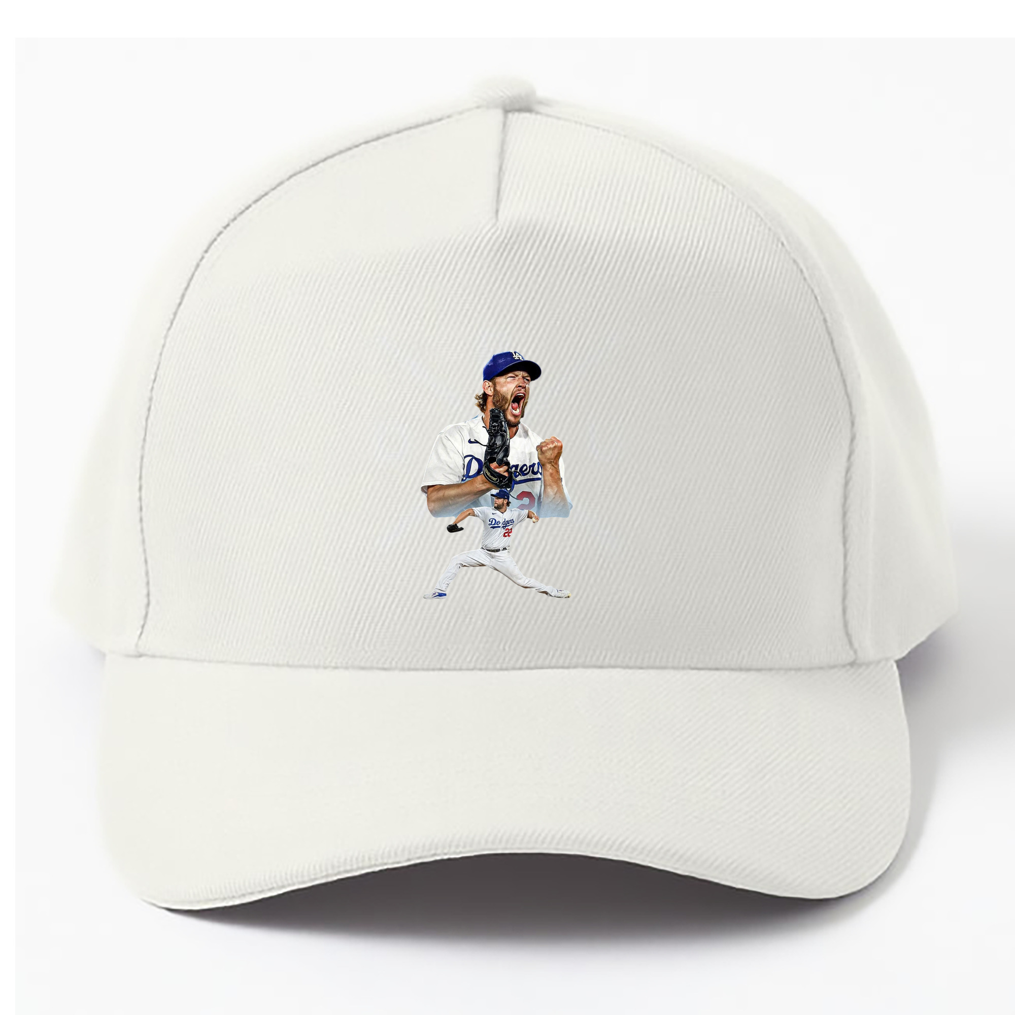 Clayton Kershaw 2 100% Cotton Baseball Cap – Heat Transfer Print – Comfortable, Durable, Perfect For Sports & Everyday Wear