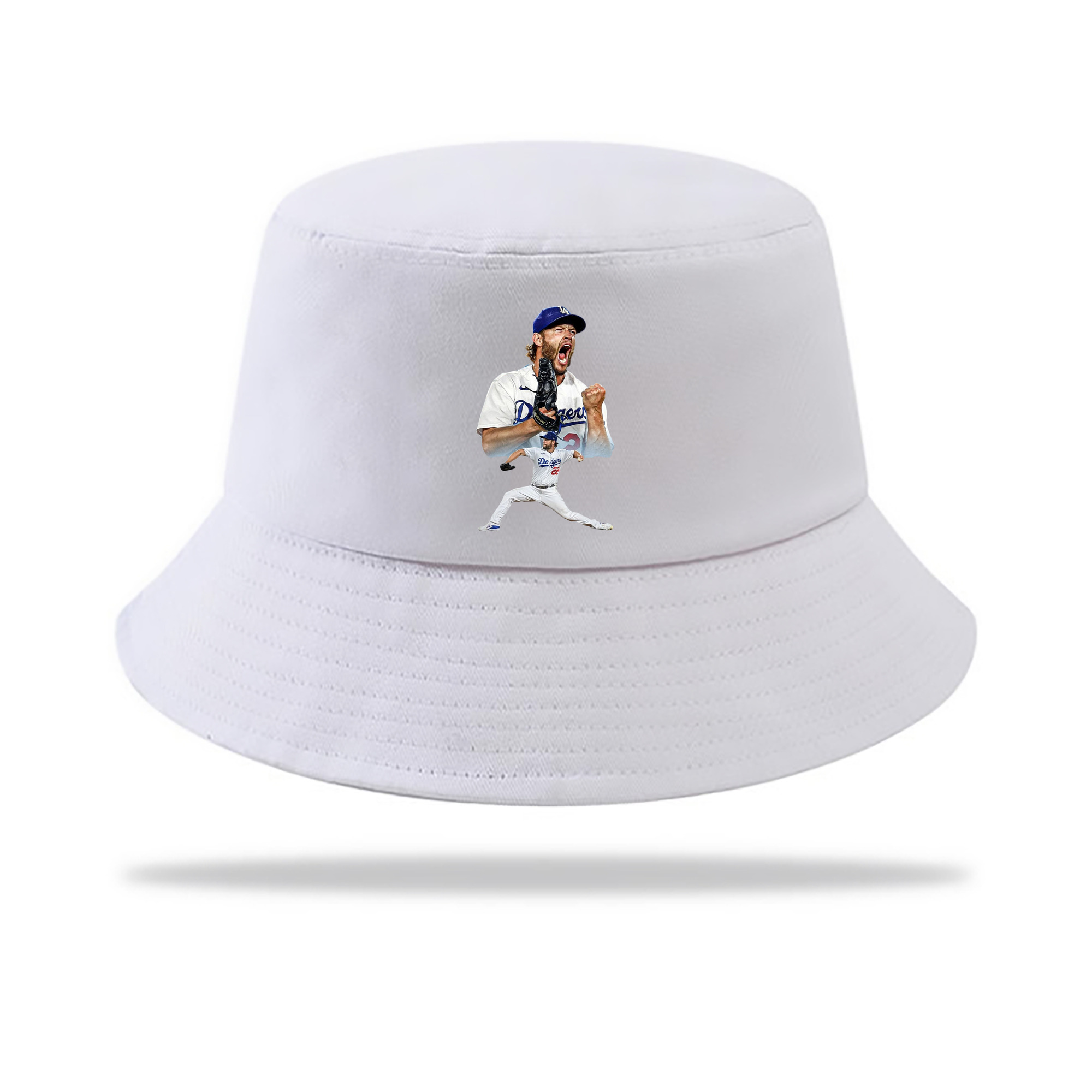 Clayton Kershaw 2 Outdoor Sun Protection Bucket Hat – Lightweight Breathable Knit & Woven Fabric – Ergonomic Wide Brim, Sweat-Absorbent, Stylish & Comfortable For Sports And Everyday Wear