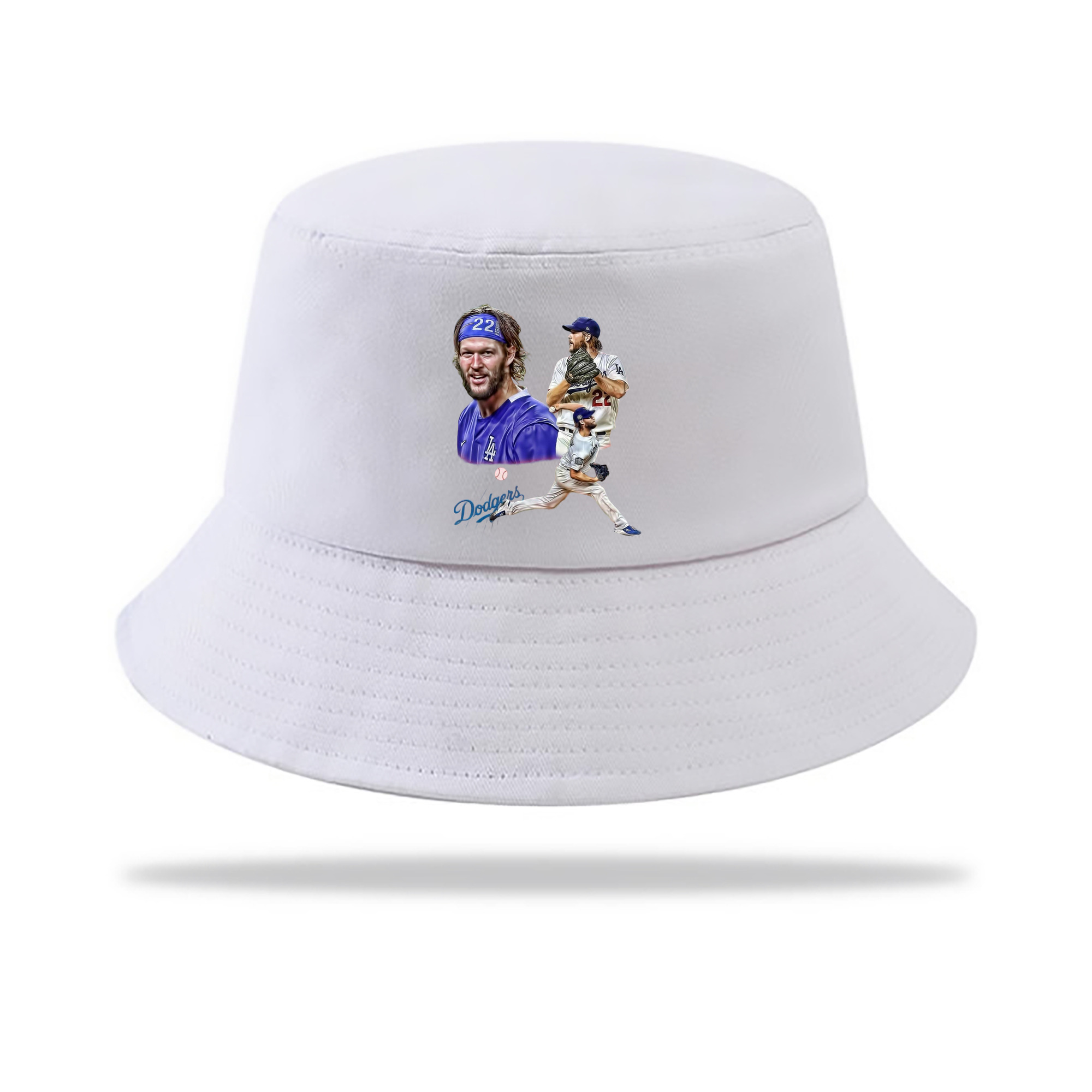 Clayton Kershaw 6 Outdoor Sun Protection Bucket Hat – Lightweight Breathable Knit & Woven Fabric – Ergonomic Wide Brim, Sweat-Absorbent, Stylish & Comfortable For Sports And Everyday Wear