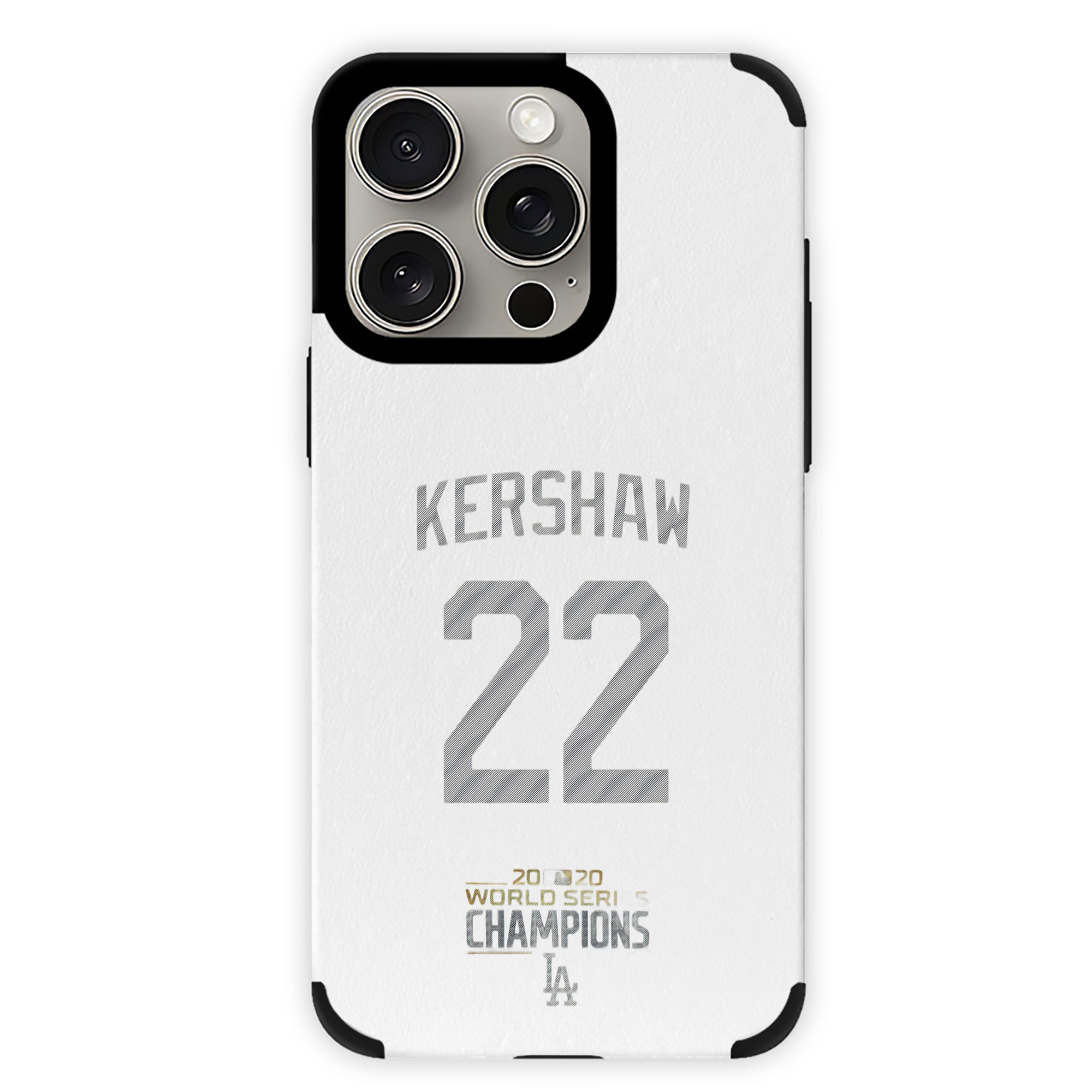 Clayton Kershaw 8 IPhone 15 Pro Max PU Leather Case – Soft Lining, 360° Protection – Precise Fit, 3D Buttons, Easy Charging – Anti-Yellowing, Easy To Clean