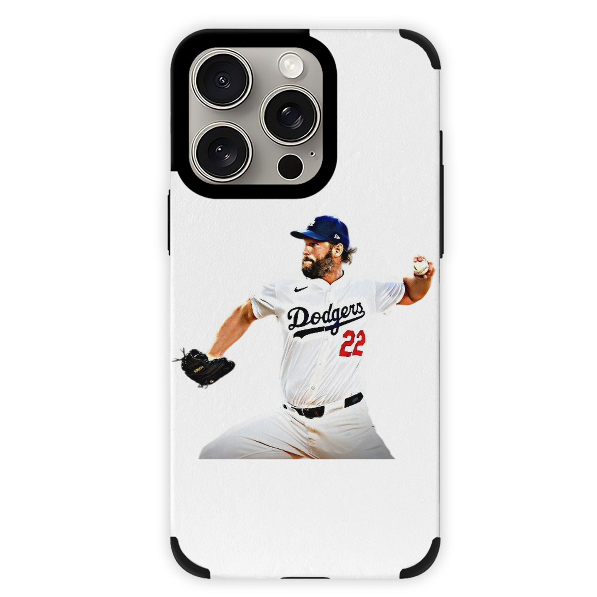 Clayton Kershaw  9 IPhone 15 Pro Max PU Leather Case – Soft Lining, 360° Protection – Precise Fit, 3D Buttons, Easy Charging – Anti-Yellowing, Easy To Clean