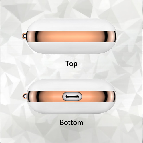 Clayton Kershaw 7 AirPods Pro Protective Case Rose Gold, Flexible PC Material, Precise Fit, Anti-Slip Cover, Full Protection, Fingerprint Resistant, Washable With Keychain