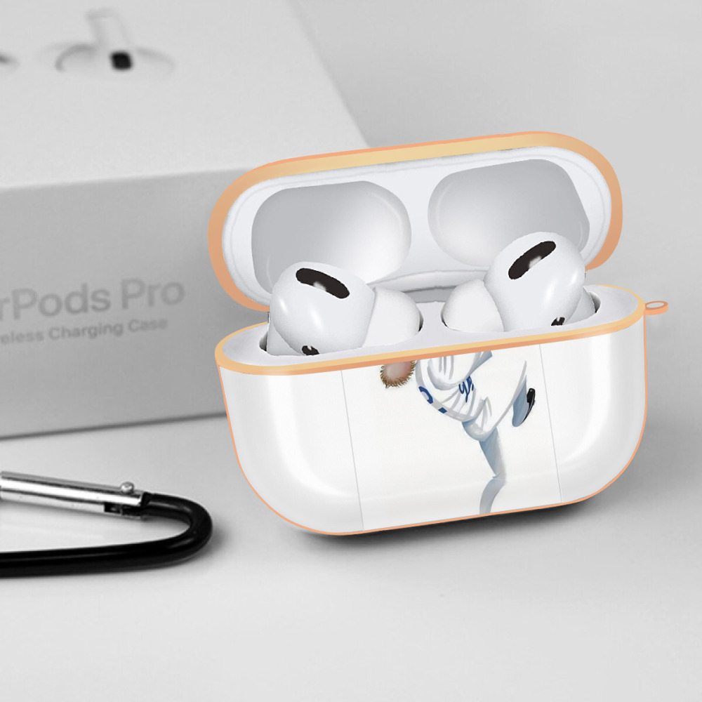 fd09680d6caa3b37cb05d07170557261 AirPods Pro Protective Case Rose Gold, Flexible PC Material, Precise Fit, Anti-Slip Cover, Full Protection, Fingerprint Resistant, Washable With Keychain