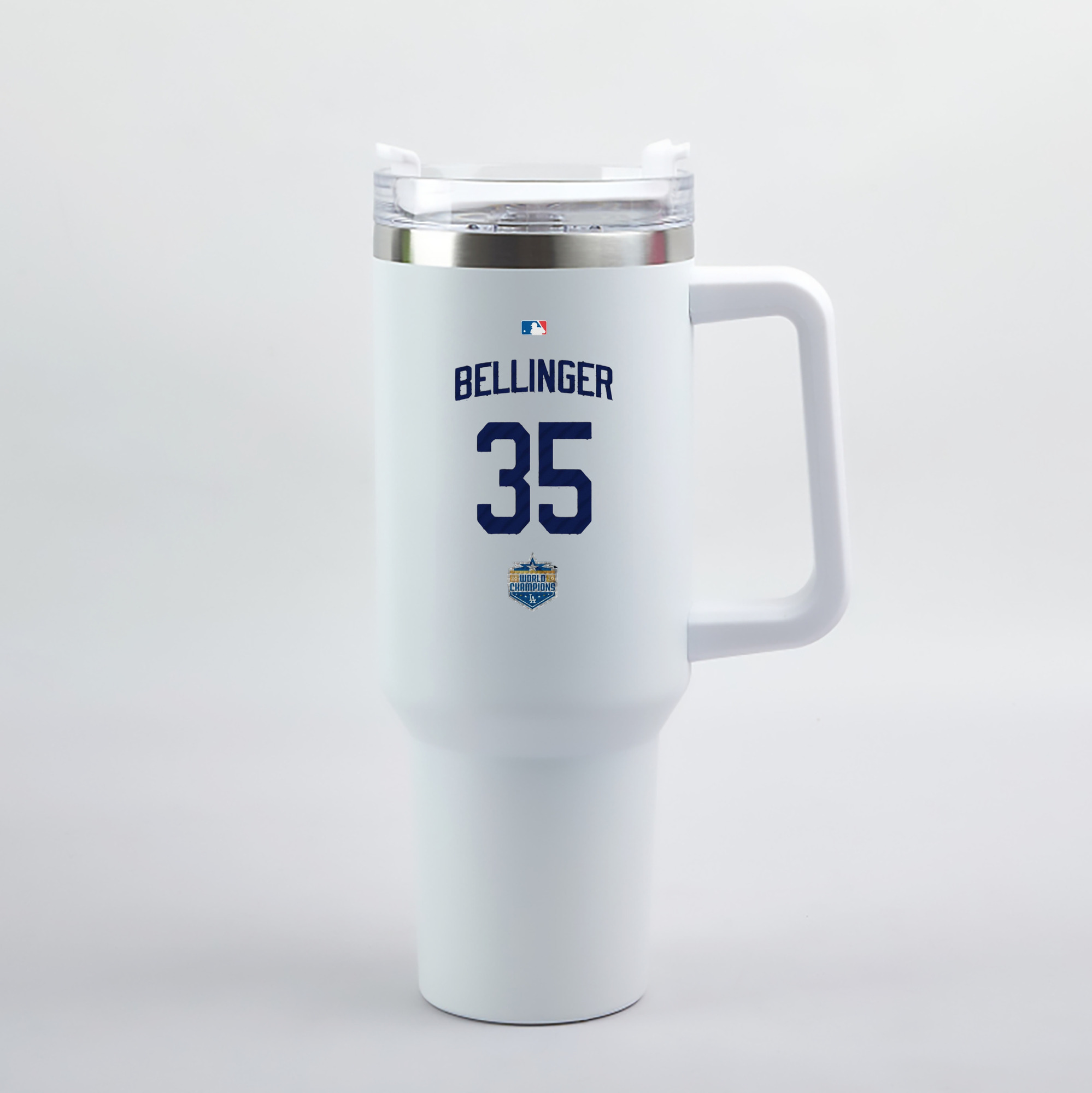 Cody Bellinger 2 40oz Handle Car Tumbler – Durable Stainless Steel Travel Mug With UV Print – Double Wall Insulated, Fits Most Car Cup Holders