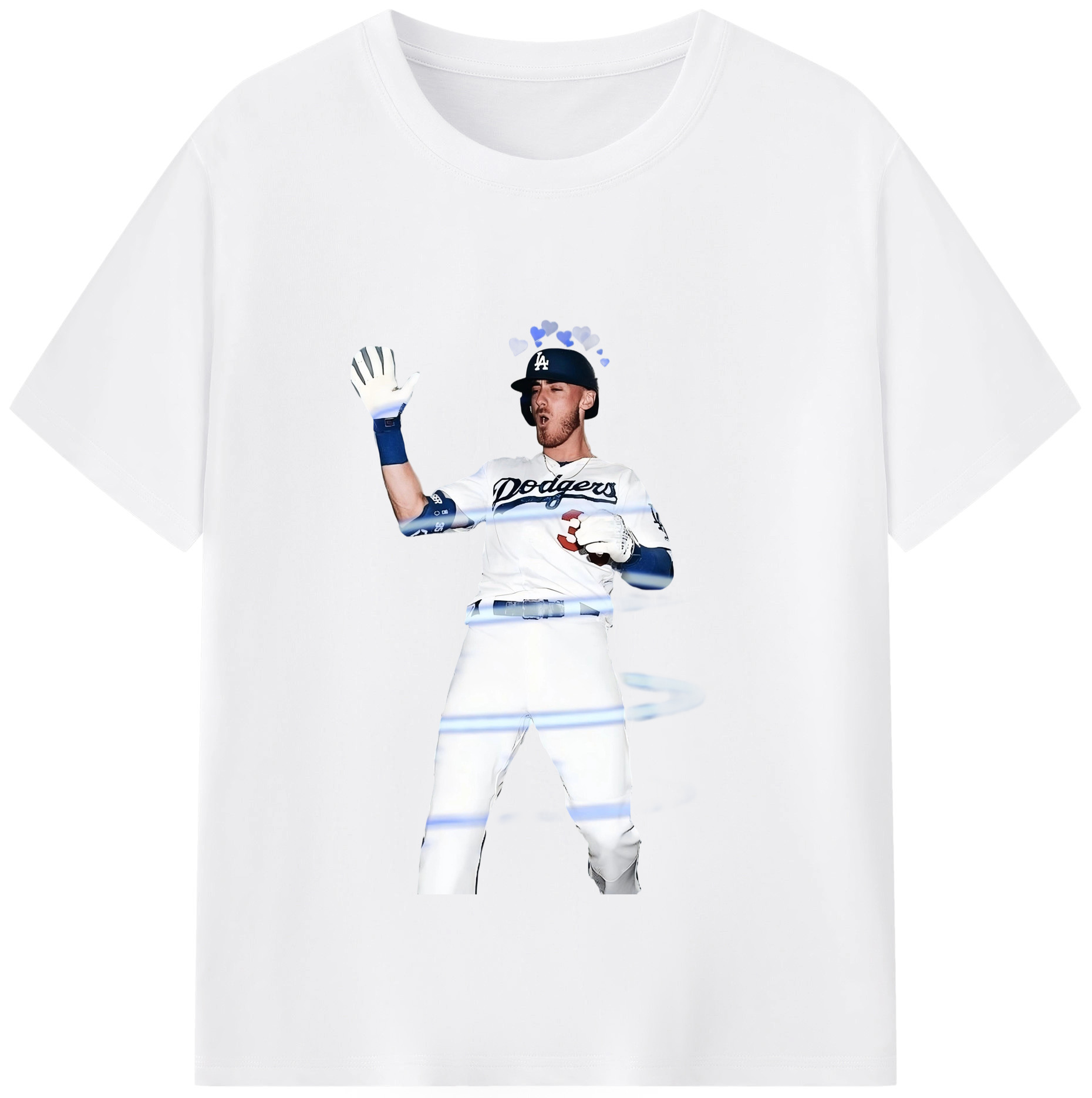 Cody Bellinger 1 Combed Cotton T-Shirt 180g With Front Heat Transfer Print – Soft, Lightweight, Fitted Design – Stylish Casual Wear For Sports & Everyday Use