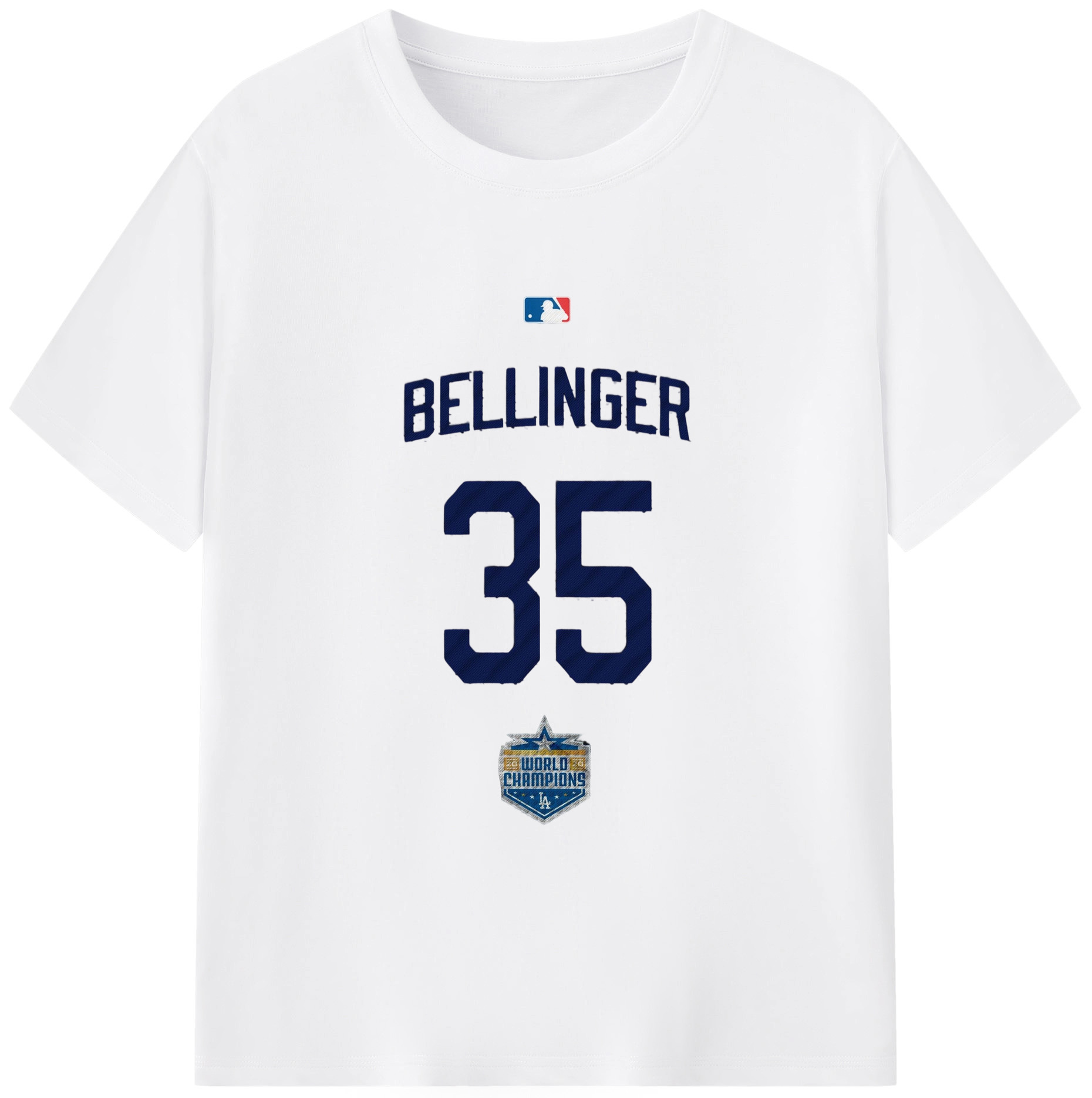 Cody Bellinger 2 Combed Cotton T-Shirt 180g With Front Heat Transfer Print – Soft, Lightweight, Fitted Design – Stylish Casual Wear For Sports & Everyday Use