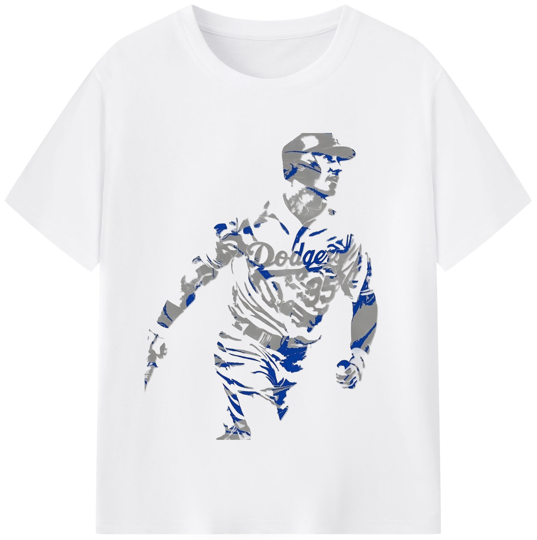 Cody Bellinger 5 Combed Cotton T-Shirt 180g With Front Heat Transfer Print – Soft, Lightweight, Fitted Design – Stylish Casual Wear For Sports & Everyday Use