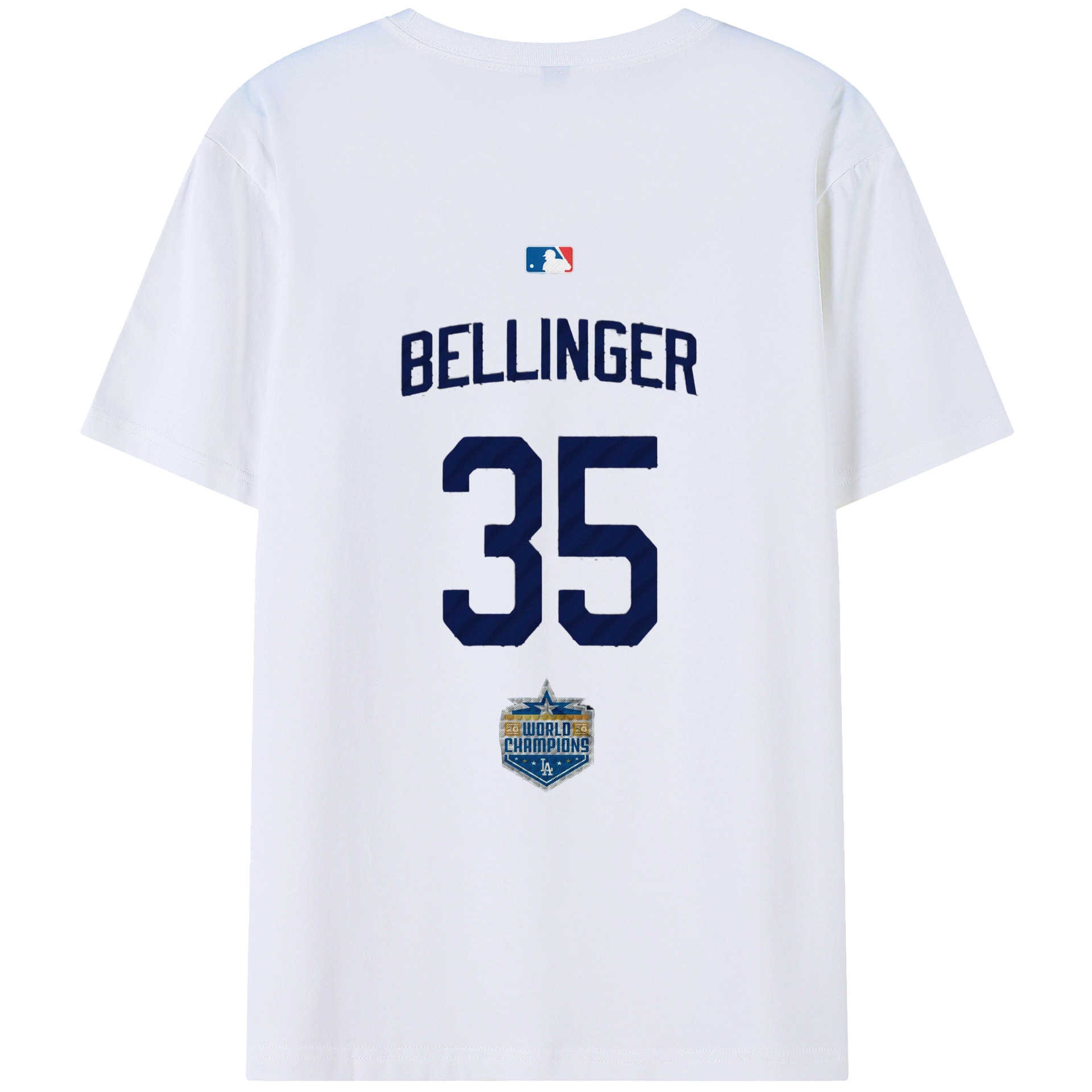 Cody Bellinger 2 180g Combed Cotton T-Shirt With Back Heat Transfer Print – Soft, Lightweight, Fitted Design – Stylish Casual Wear For Sports & Everyday Use