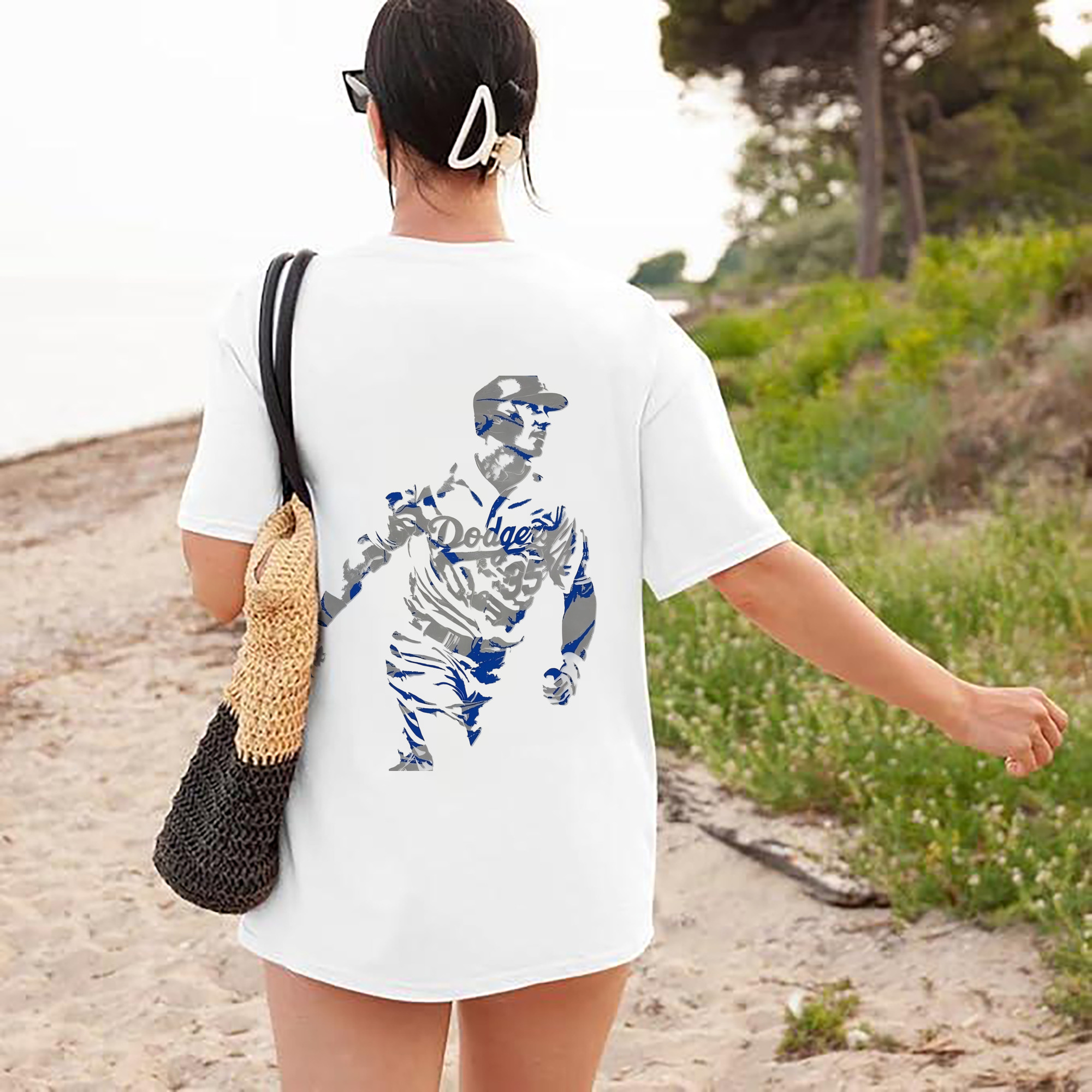 Cody Bellinger 5 180g Combed Cotton T-Shirt With Back Heat Transfer Print – Soft, Lightweight, Fitted Design – Stylish Casual Wear For Sports & Everyday Use