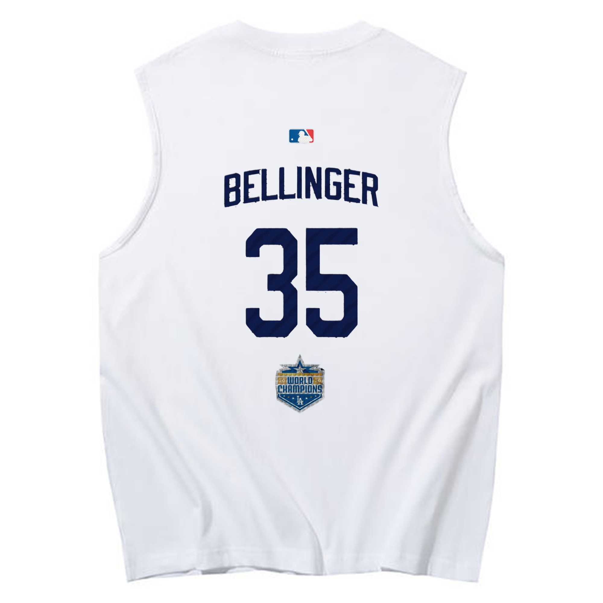 Cody Bellinger 2 230g Pure Cotton Tank Top With Back Heat Transfer Print – Soft, Lightweight, Fitted Design – Stylish & Comfortable Casual Wear For Sports & Everyday Use