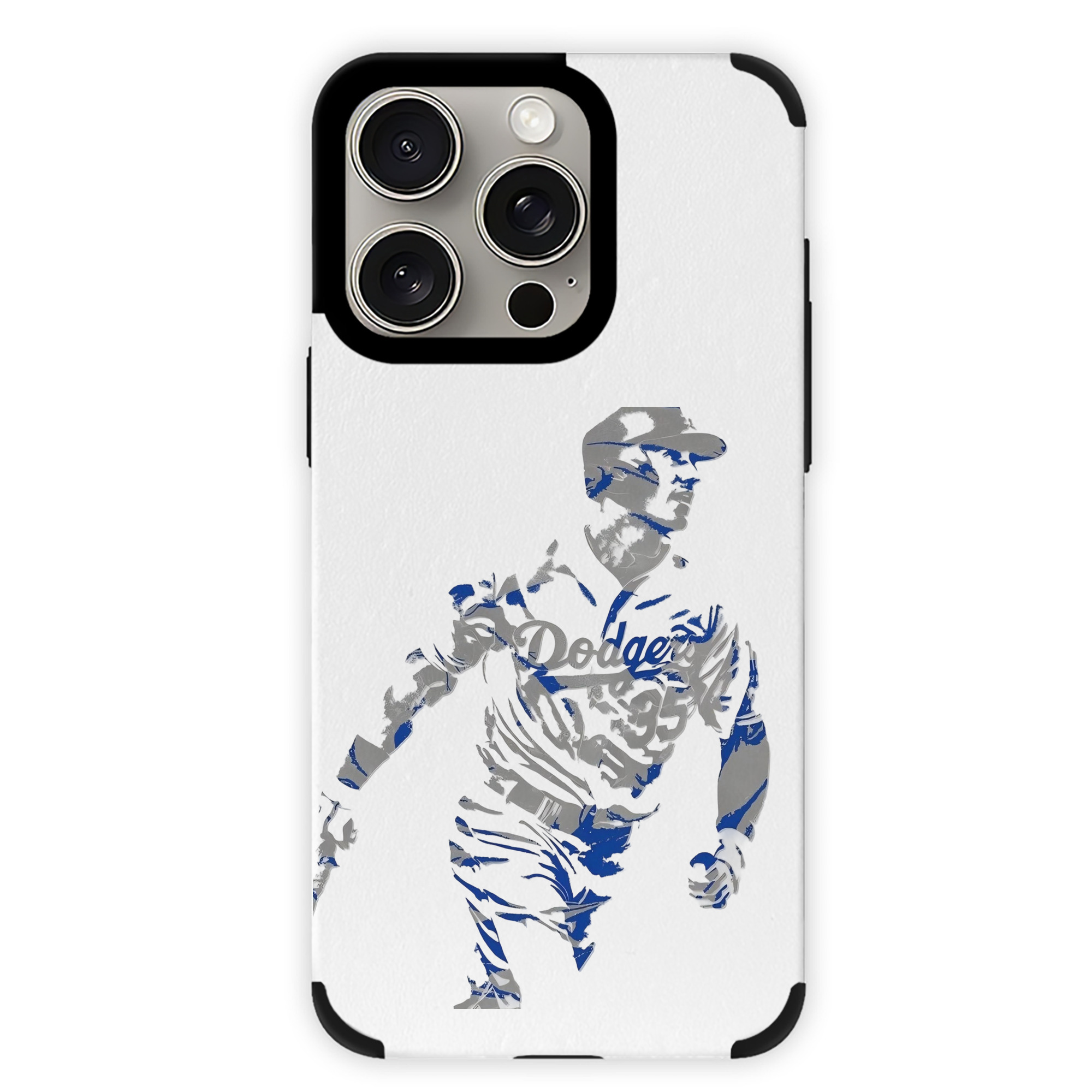 Cody Bellinger 5 IPhone 15 Pro Max PU Leather Case – Soft Lining, 360° Protection – Precise Fit, 3D Buttons, Easy Charging – Anti-Yellowing, Easy To Clean