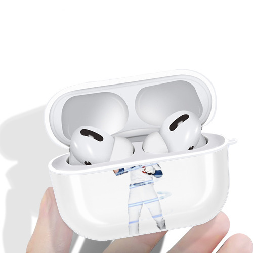 Cody Bellinger 1 AirPods Pro Hard Case White With Keychain, Durable Flexible PC, Precise Cutouts, Anti-Fingerprint, Yellowing & Scratch Resistant, Full Protection, Washable