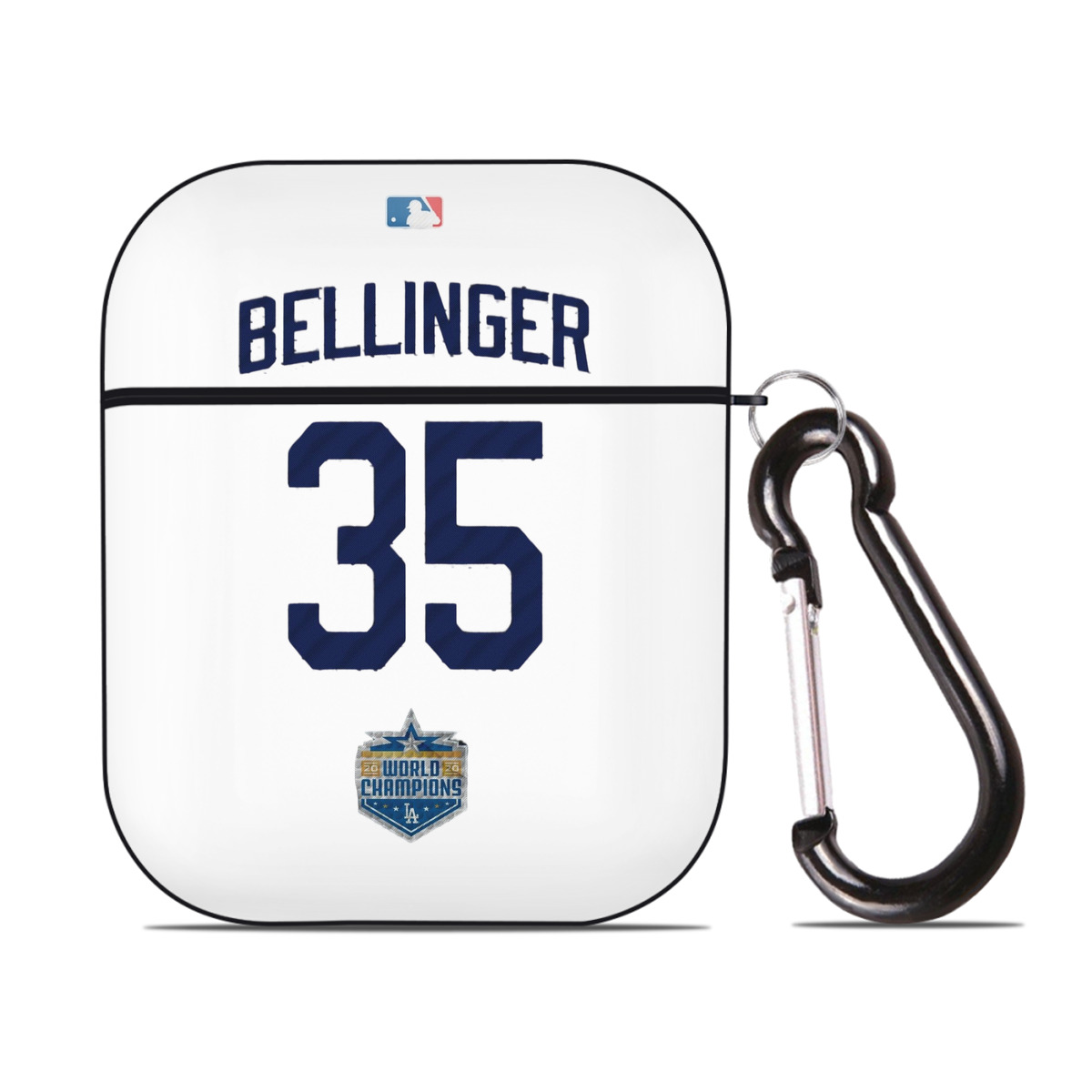 Cody Bellinger 2 AirPods 2 Case Hard Shell Black, Flexible PC Material, Precise Cutouts, Full Protection, Anti-Fingerprint, Washable, Includes Keychain – Durable & Slim Design