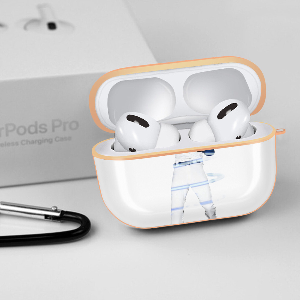 Cody Bellinger 1 AirPods Pro Protective Case Rose Gold, Flexible PC Material, Precise Fit, Anti-Slip Cover, Full Protection, Fingerprint Resistant, Washable With Keychain