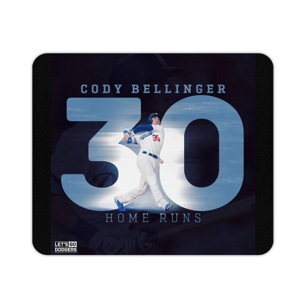 Cody Bellinger 2 Durable Rubber Mouse Pad With Stitched Edges, Waterproof, Non-Slip Surface, Ultra-Thin Design For Gaming, Office